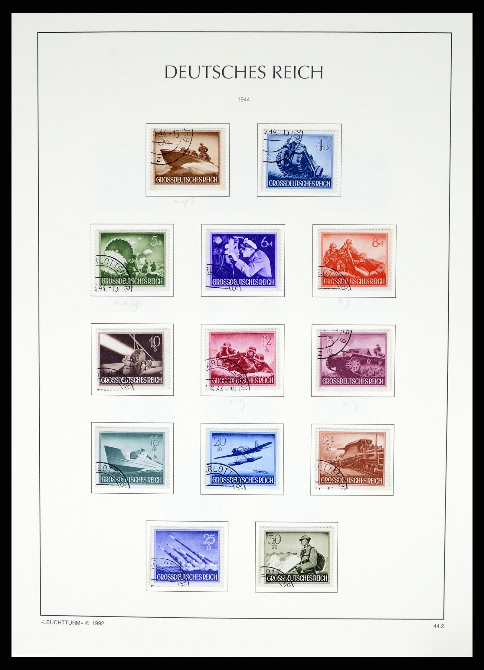 37497 105 - Postzegelverzameling 37497 Duitse Rijk 1872-1945.