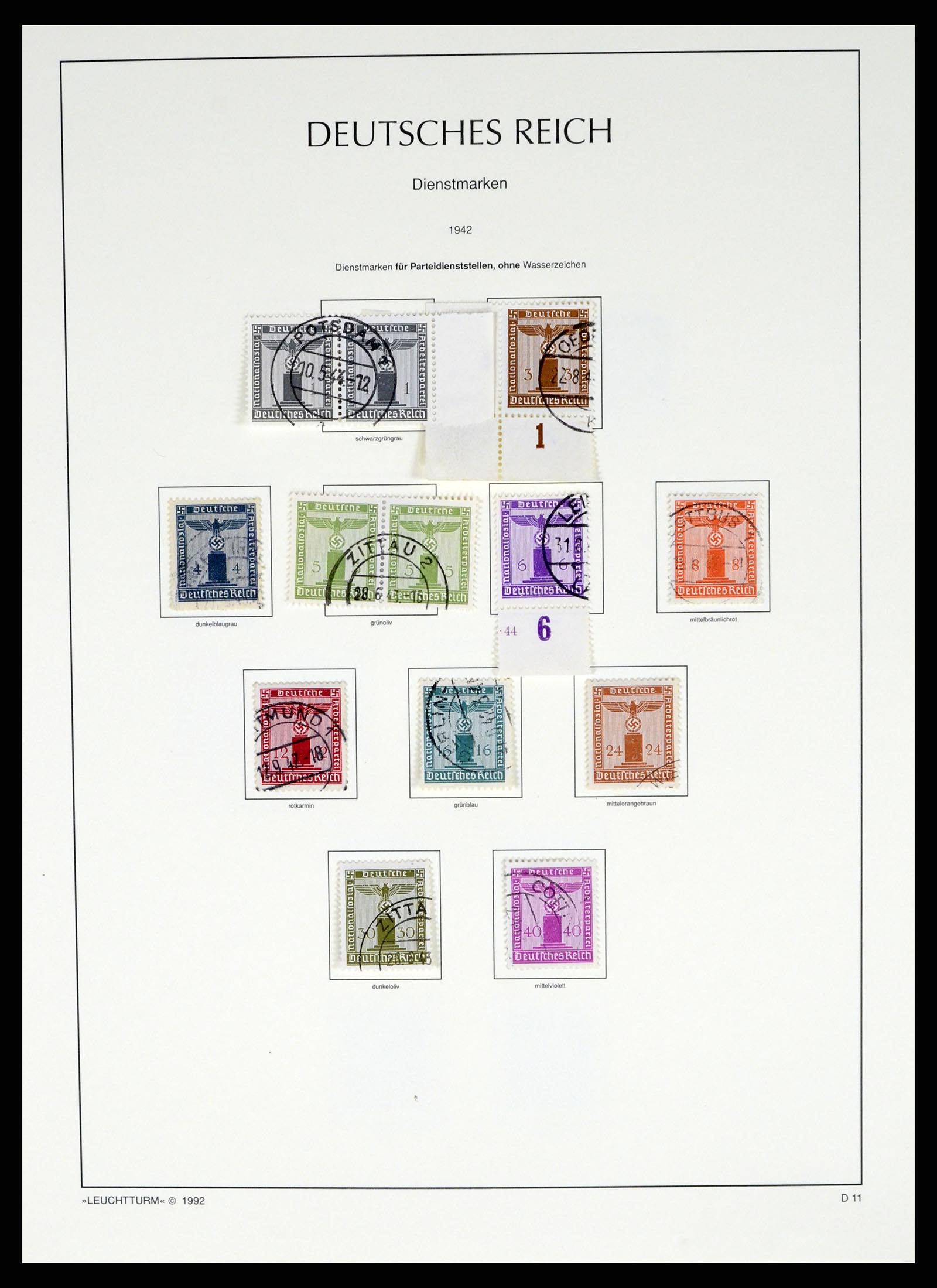 37497 110 - Stamp collection 37497 German Reich 1872-1945.