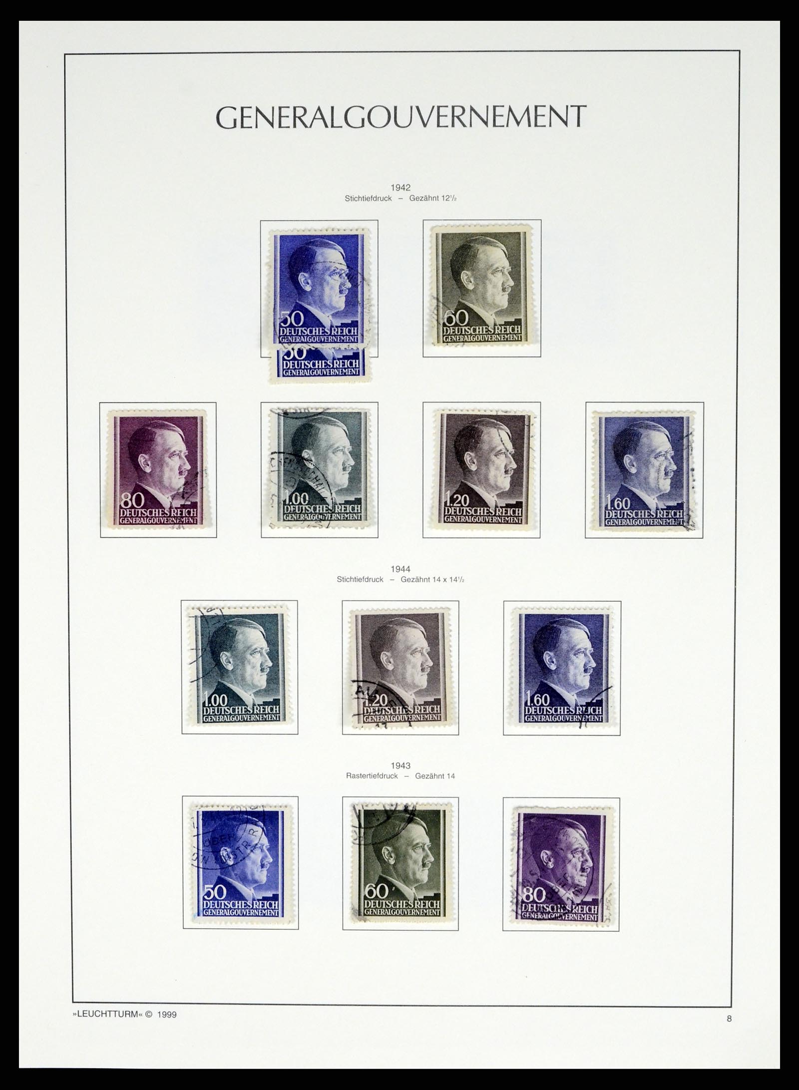 37497 134 - Postzegelverzameling 37497 Duitse Rijk 1872-1945.