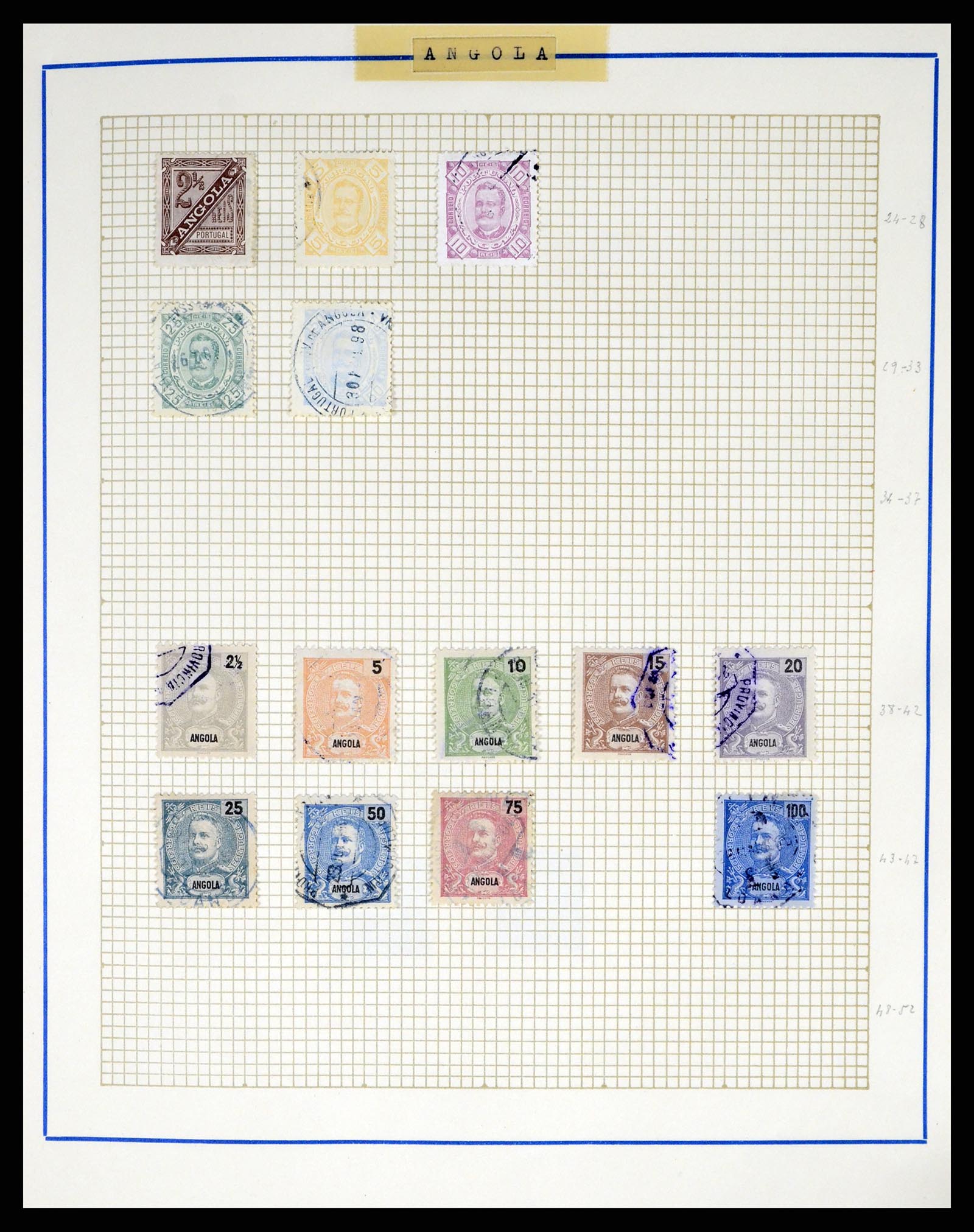 37499 003 - Postzegelverzameling 37499 Portugese koloniën 1860-1962.
