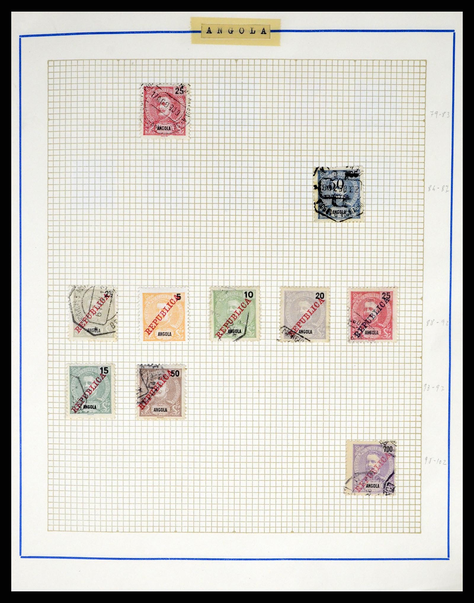 37499 005 - Postzegelverzameling 37499 Portugese koloniën 1860-1962.