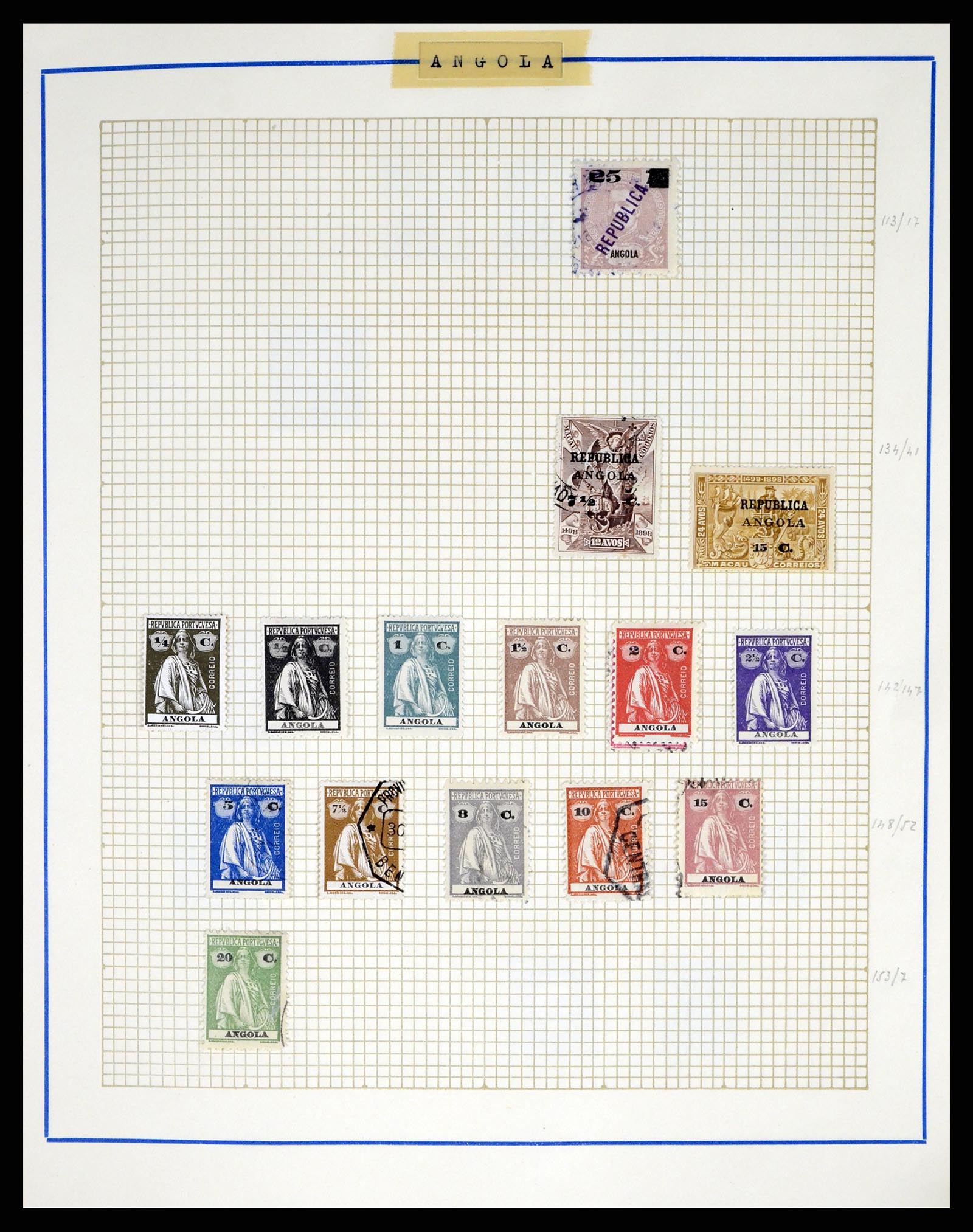 37499 007 - Postzegelverzameling 37499 Portugese koloniën 1860-1962.