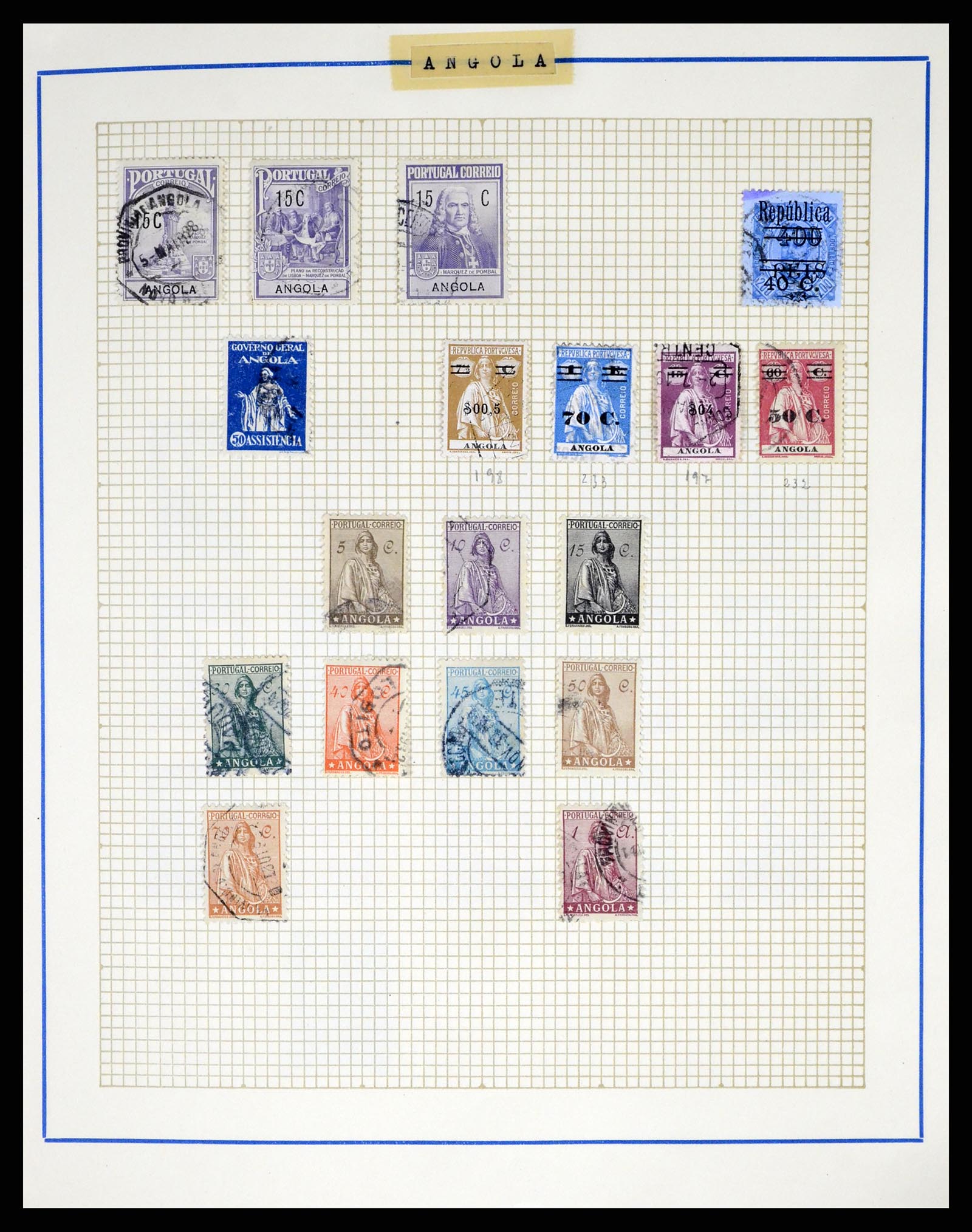 37499 010 - Postzegelverzameling 37499 Portugese koloniën 1860-1962.