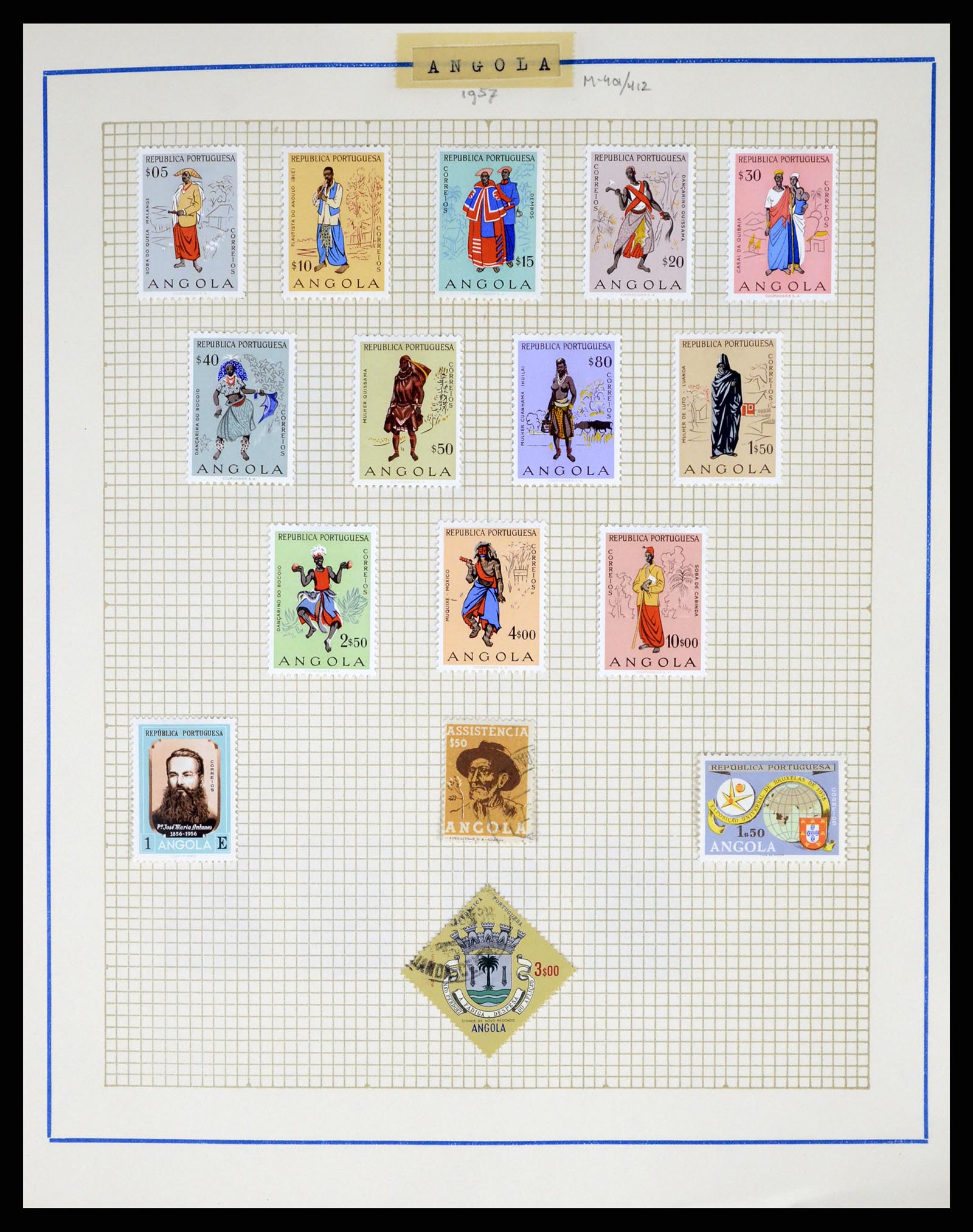 37499 018 - Postzegelverzameling 37499 Portugese koloniën 1860-1962.