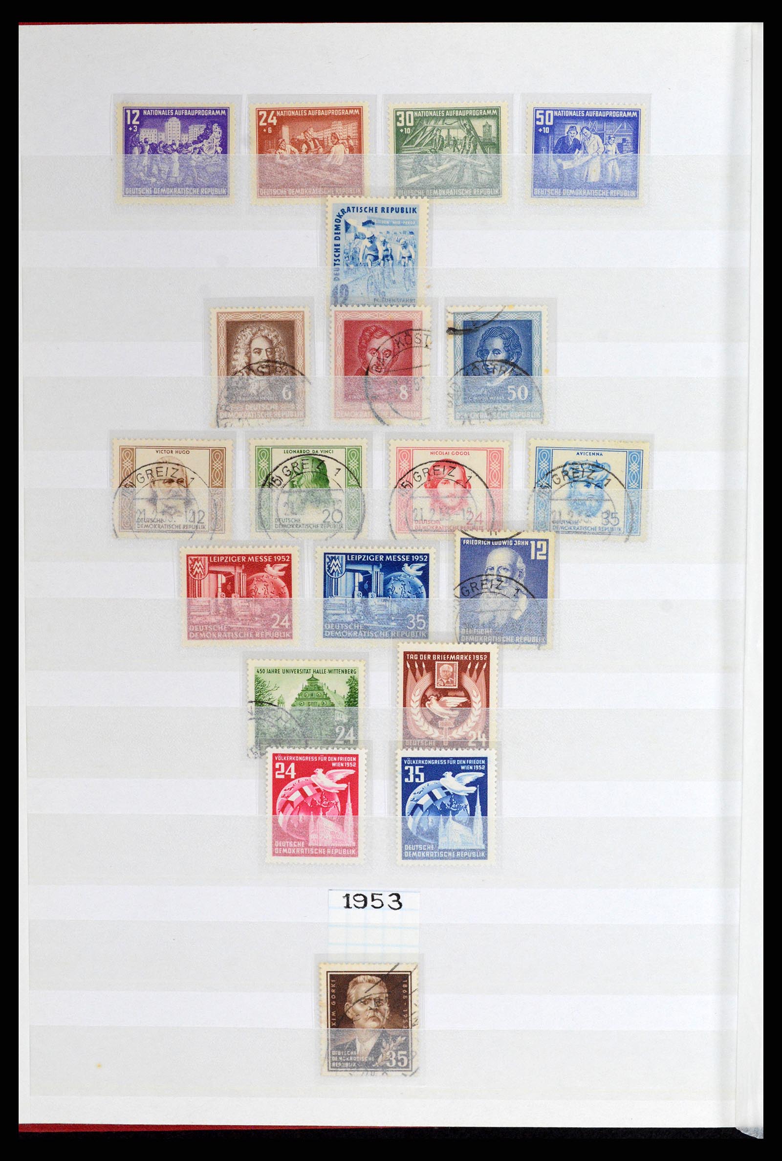37501 004 - Stamp collection 37501 GDR 1949-1990.