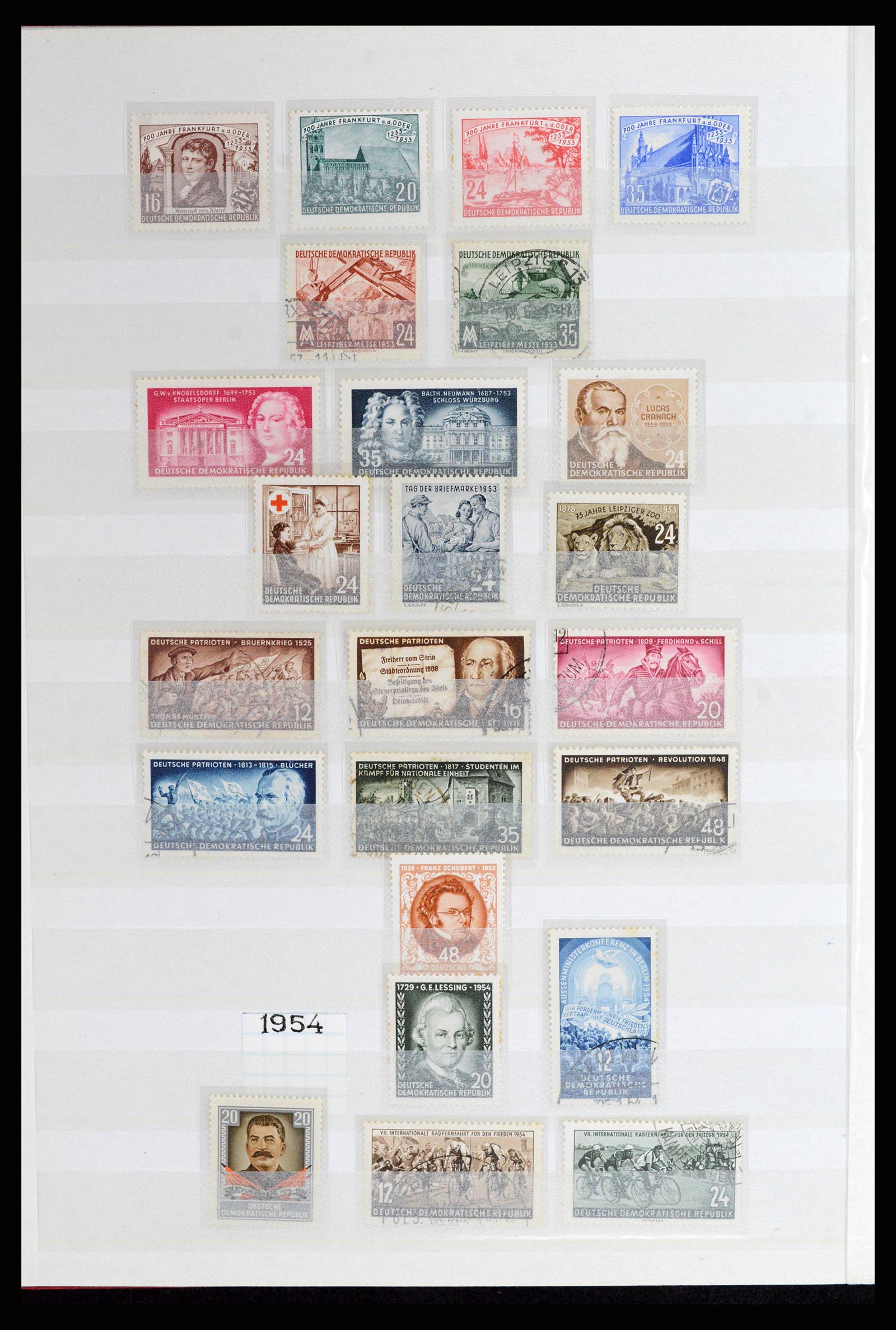 37501 006 - Stamp collection 37501 GDR 1949-1990.