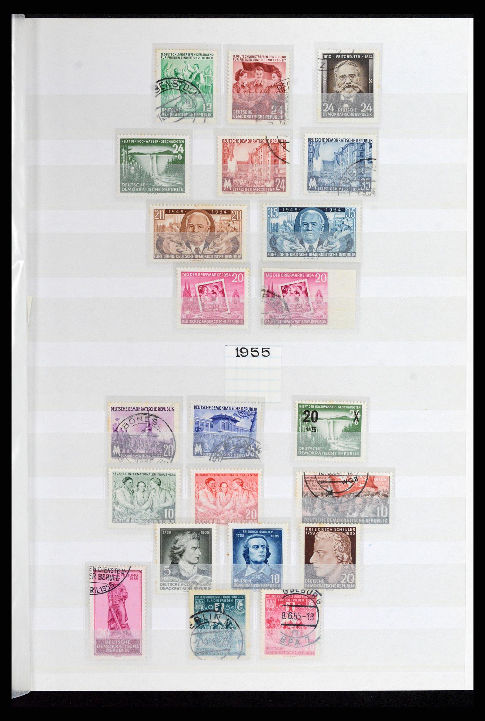 37501 007 - Stamp collection 37501 GDR 1949-1990.