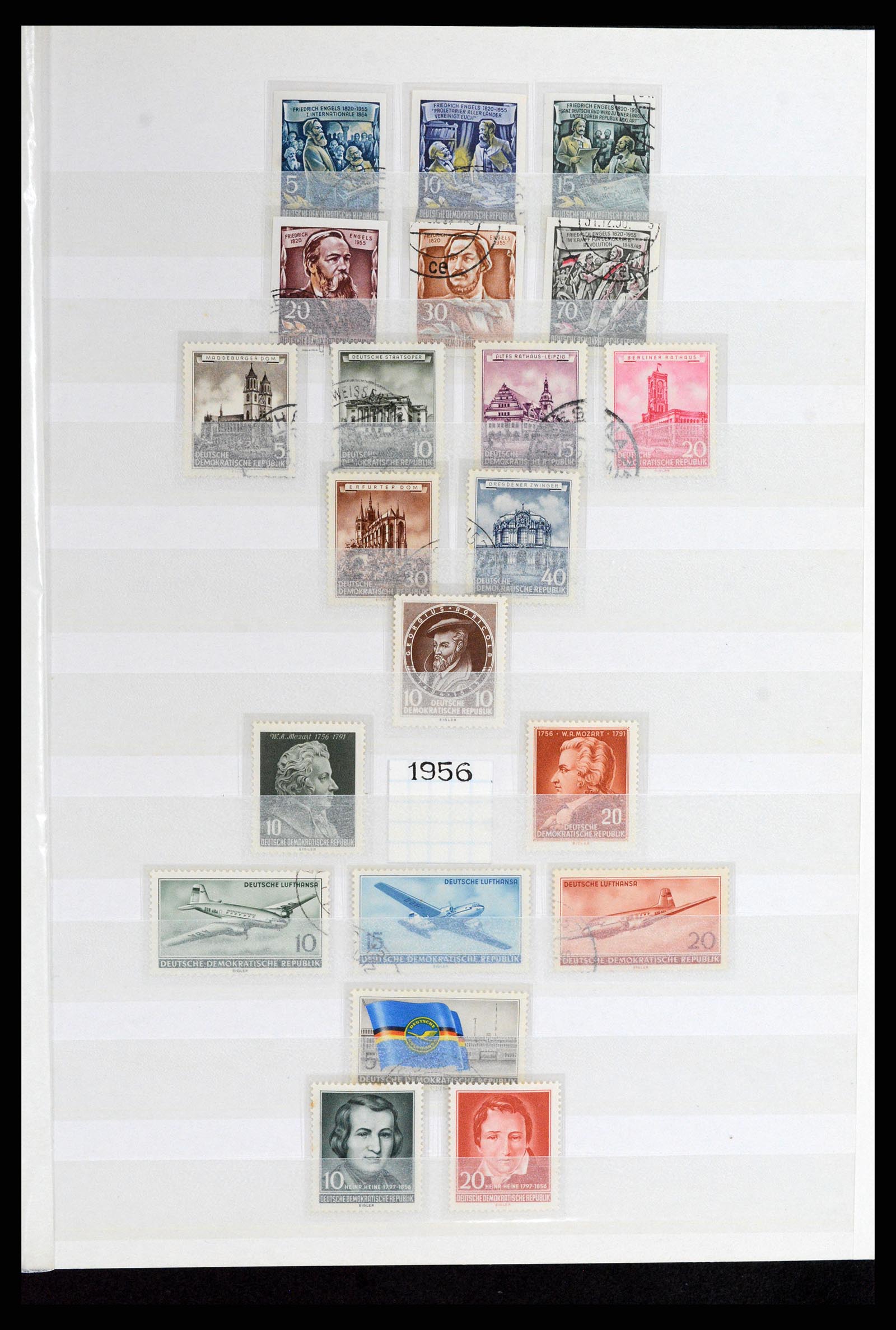 37501 009 - Stamp collection 37501 GDR 1949-1990.