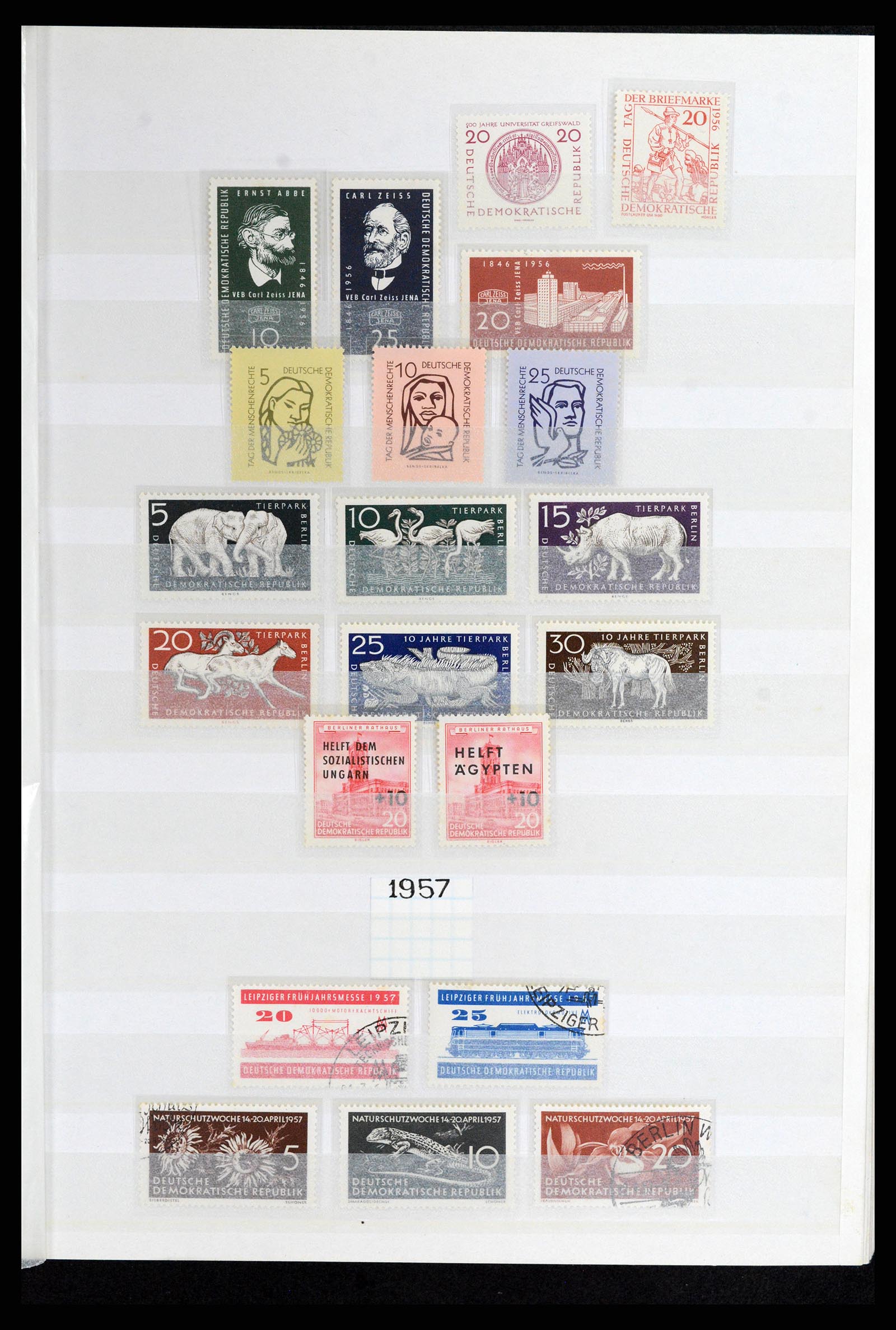 37501 011 - Stamp collection 37501 GDR 1949-1990.