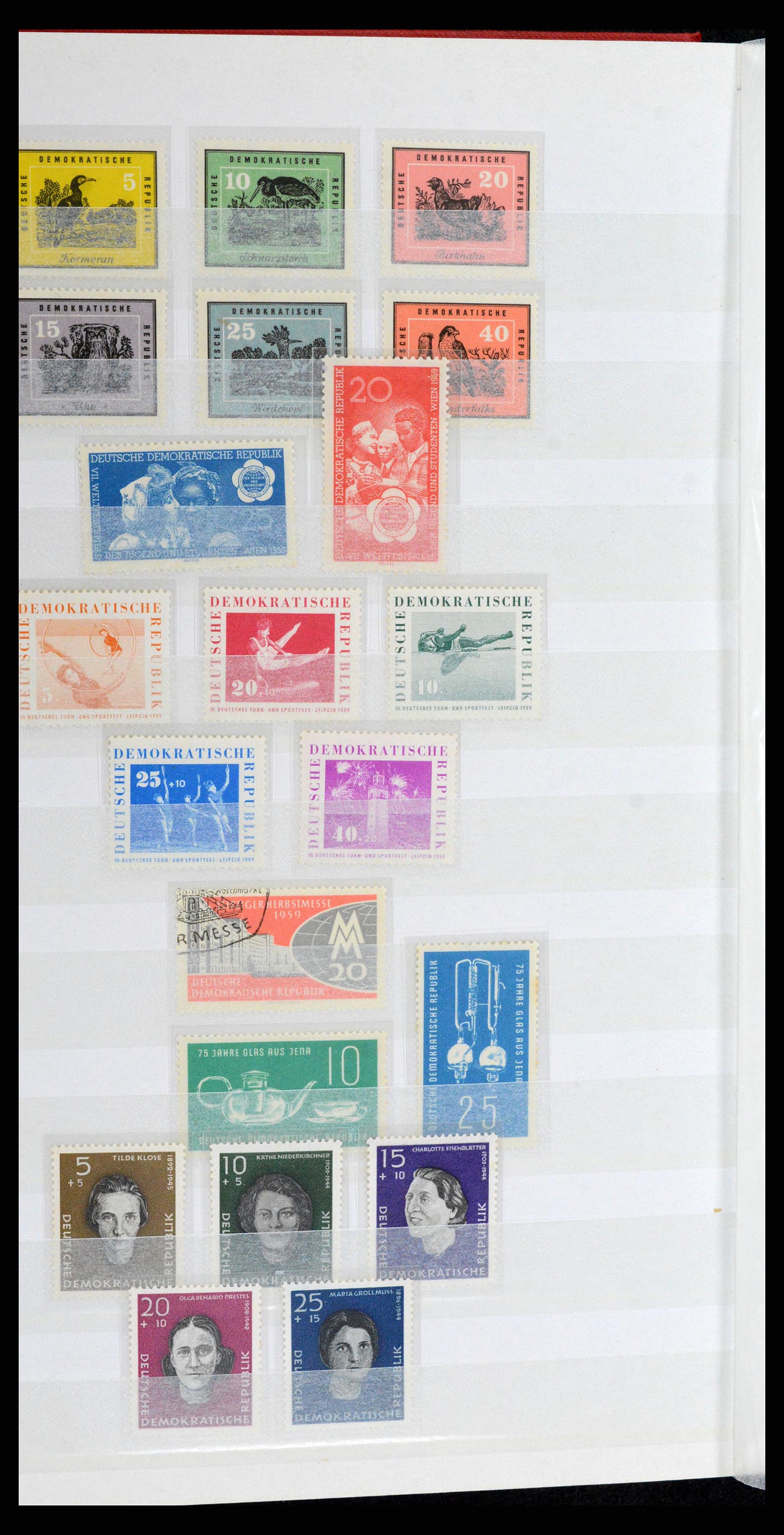 37501 016 - Stamp collection 37501 GDR 1949-1990.