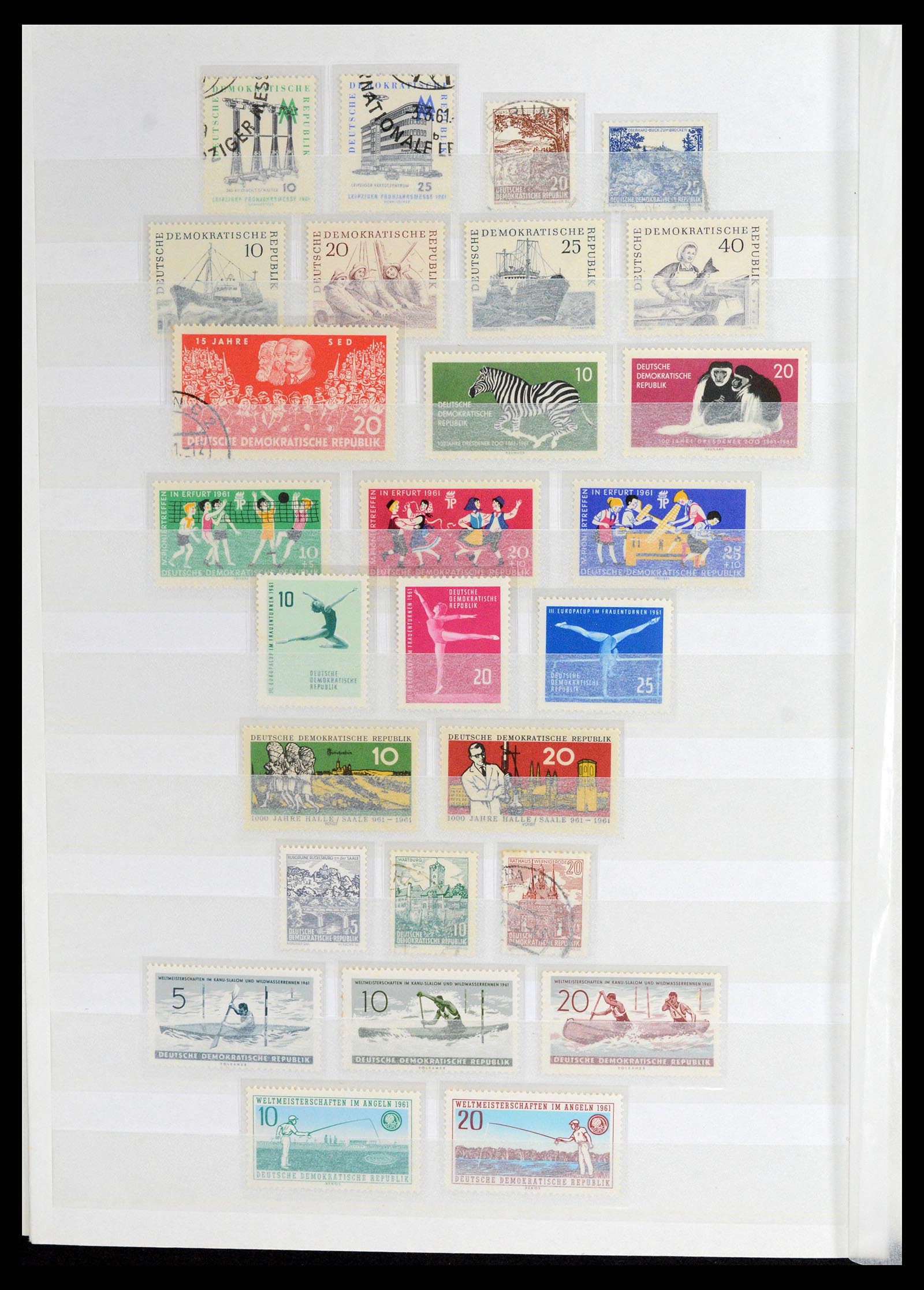 37501 020 - Stamp collection 37501 GDR 1949-1990.