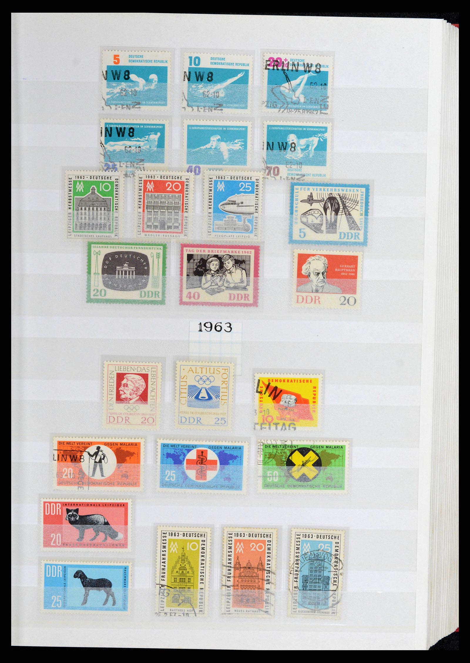 37501 023 - Stamp collection 37501 GDR 1949-1990.