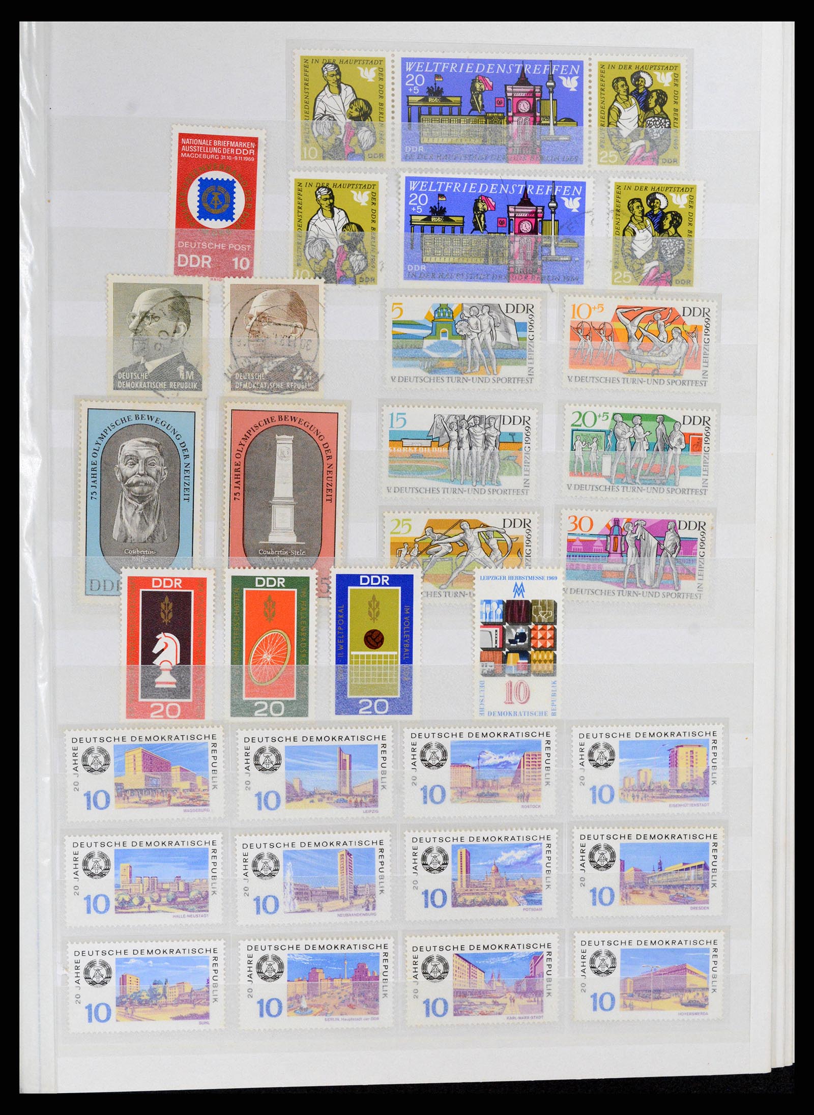 37501 041 - Stamp collection 37501 GDR 1949-1990.
