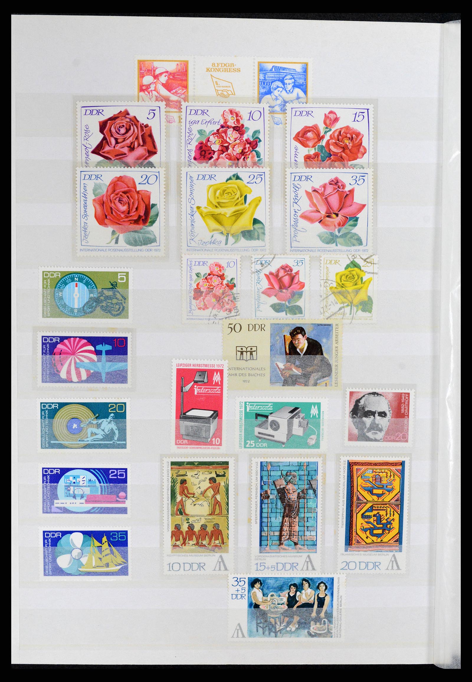 37501 050 - Stamp collection 37501 GDR 1949-1990.