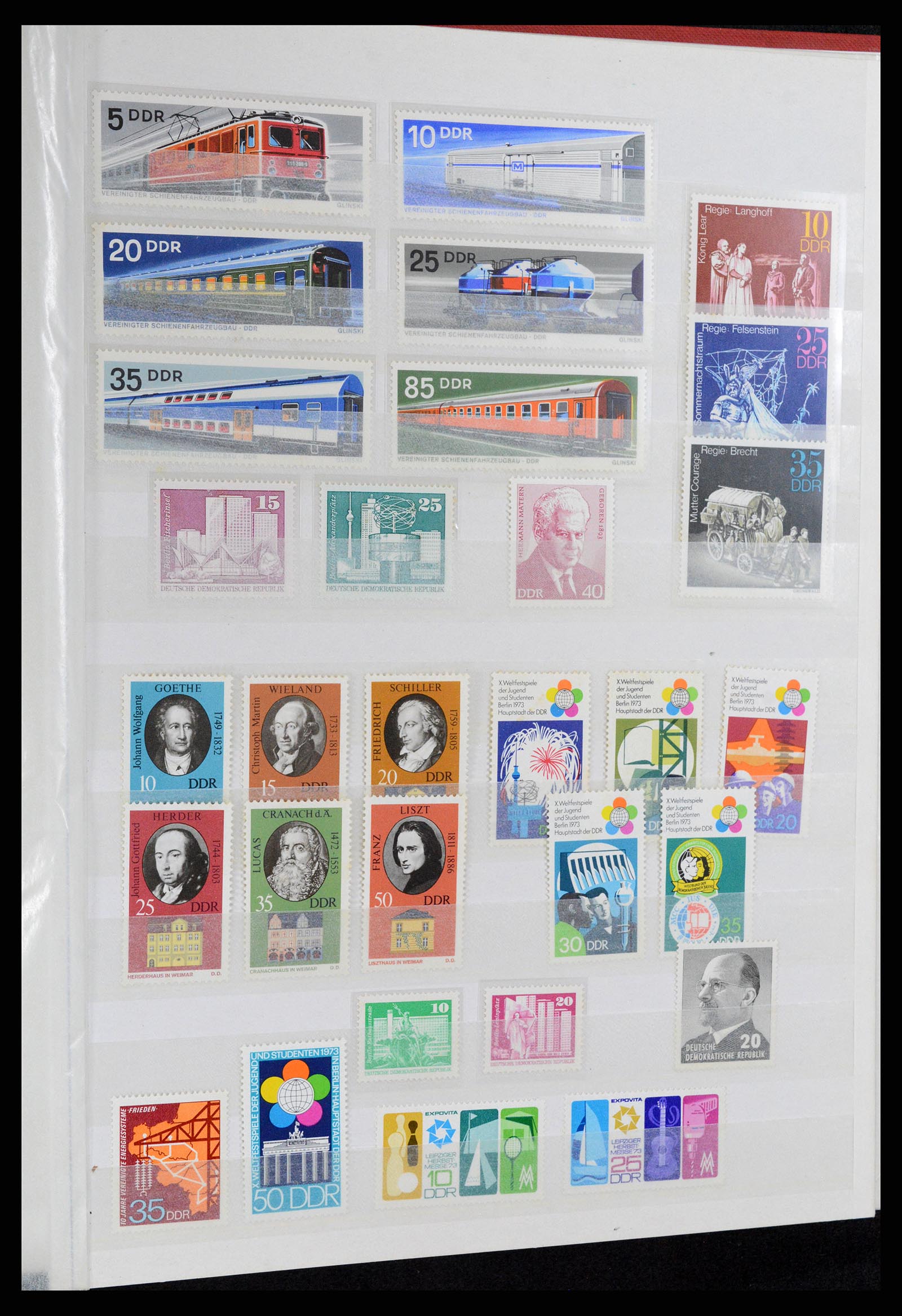 37501 053 - Stamp collection 37501 GDR 1949-1990.