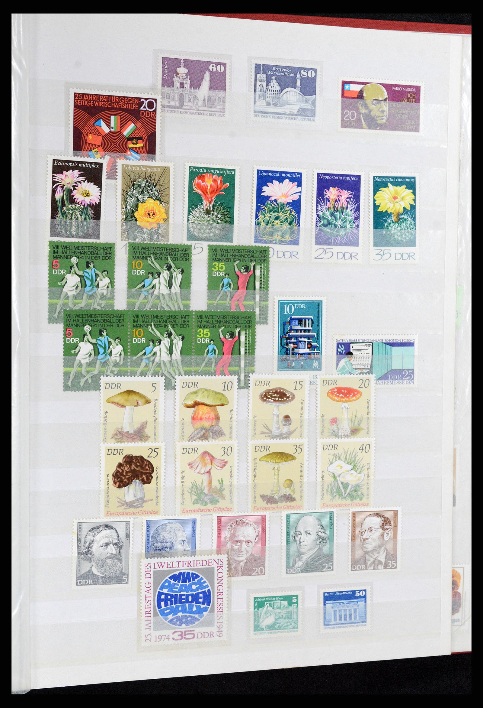 37501 055 - Stamp collection 37501 GDR 1949-1990.
