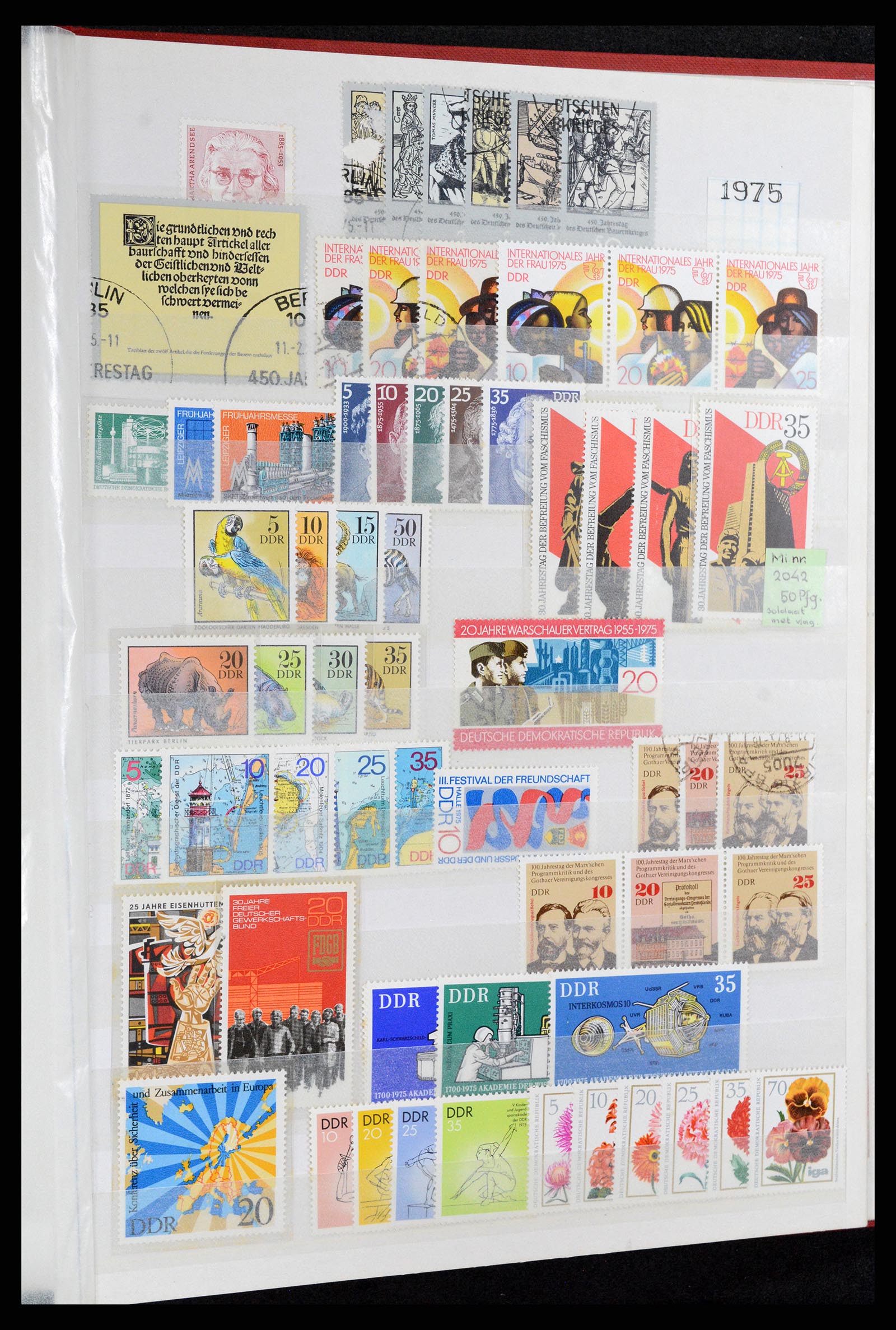 37501 057 - Stamp collection 37501 GDR 1949-1990.