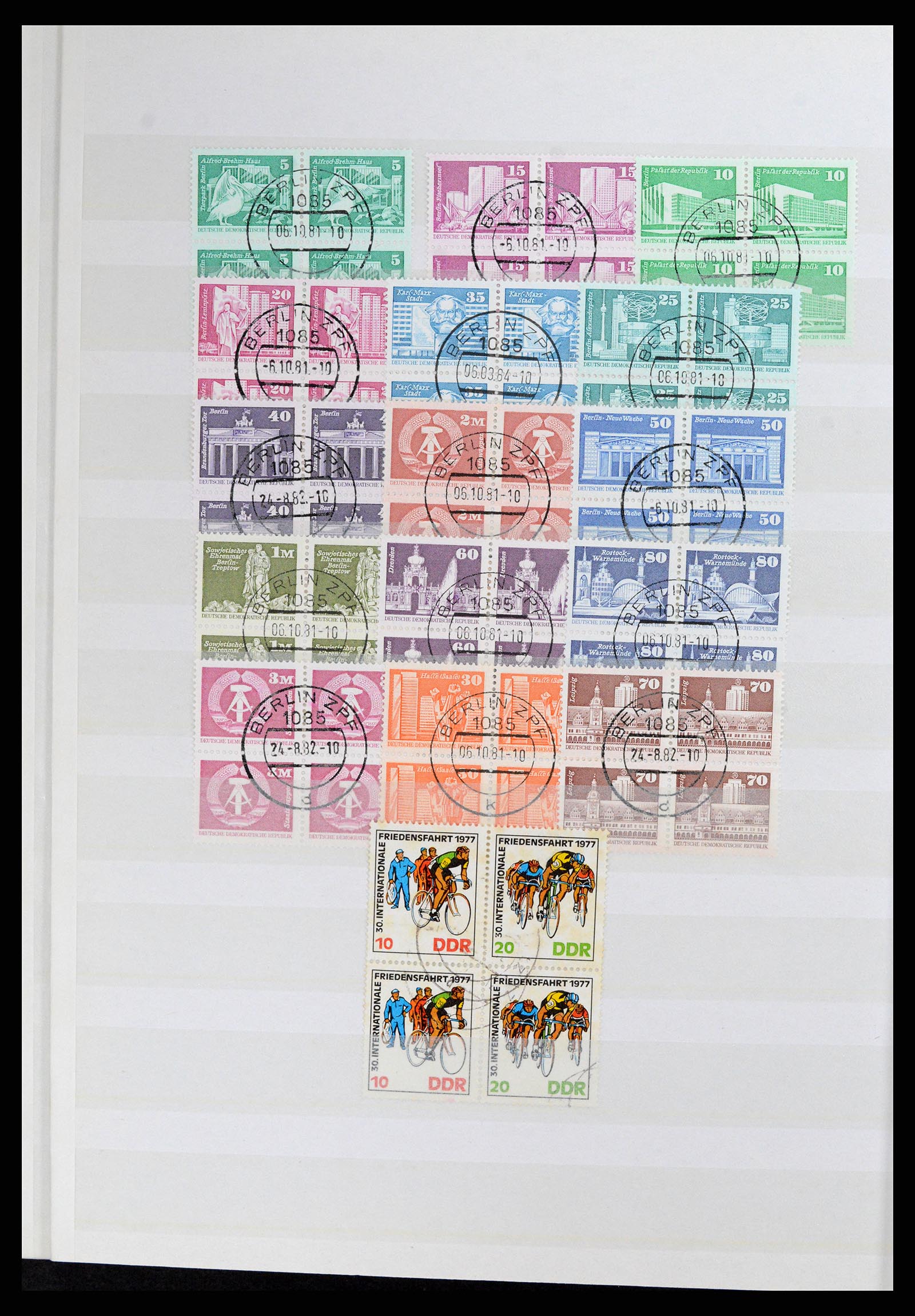 37501 062 - Stamp collection 37501 GDR 1949-1990.