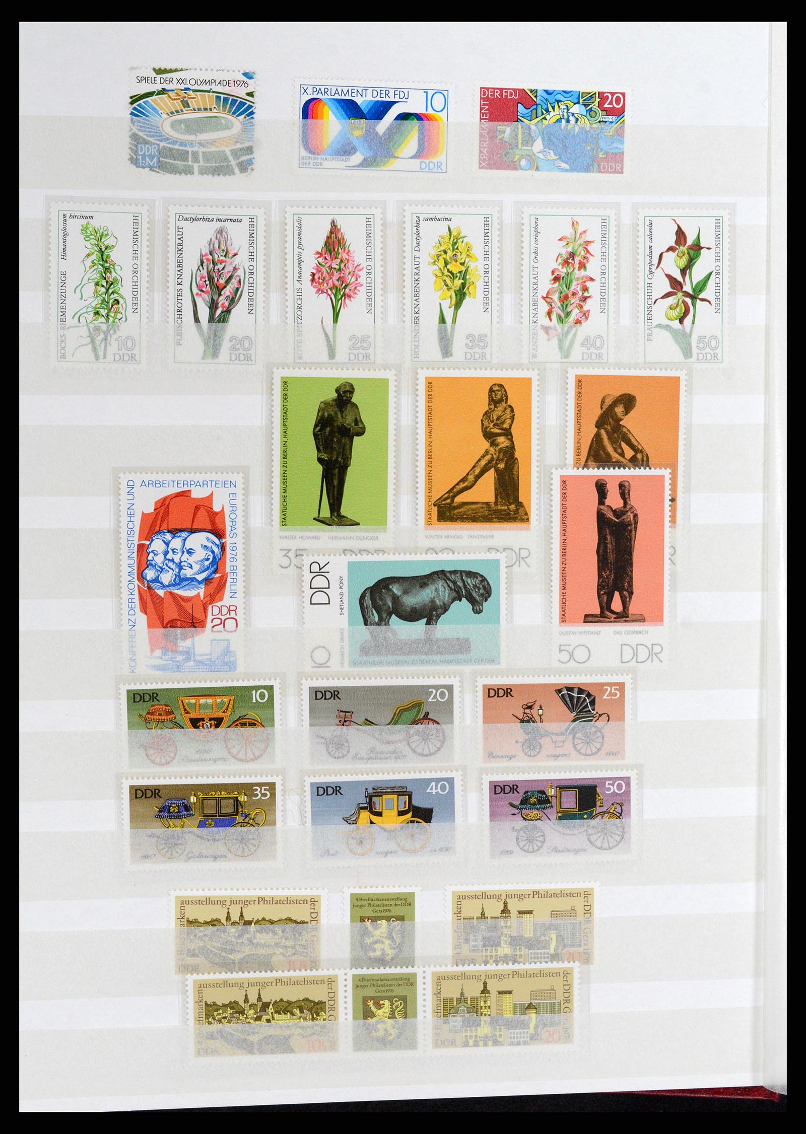 37501 064 - Stamp collection 37501 GDR 1949-1990.