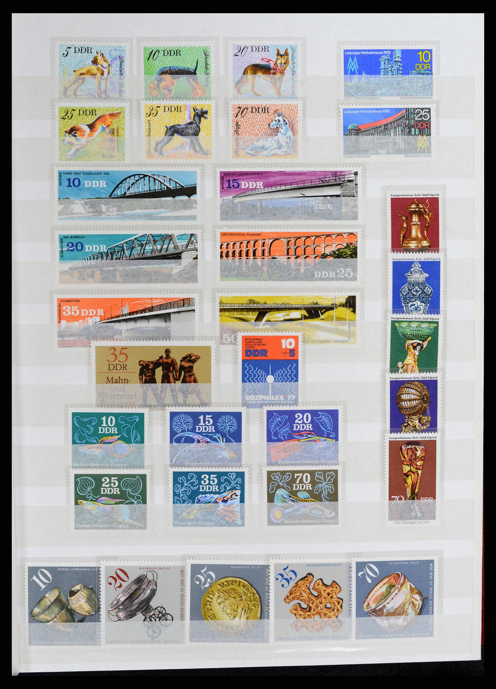 37501 065 - Stamp collection 37501 GDR 1949-1990.