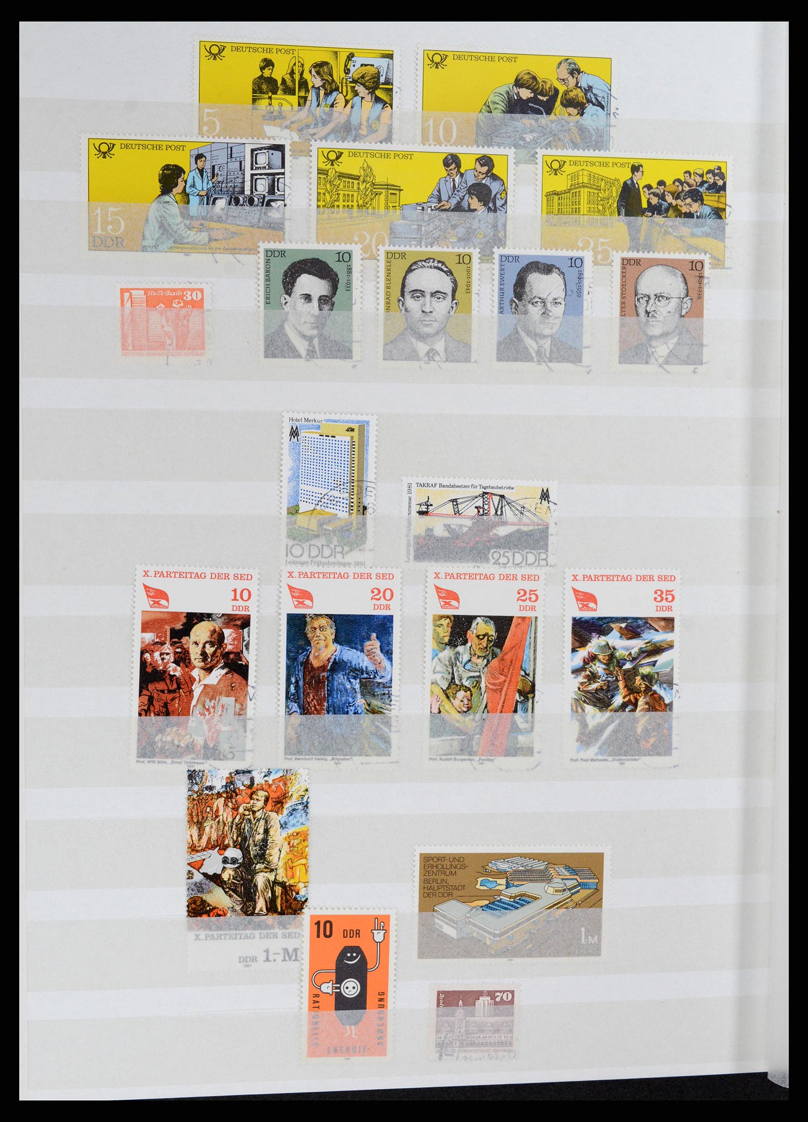 37501 084 - Stamp collection 37501 GDR 1949-1990.