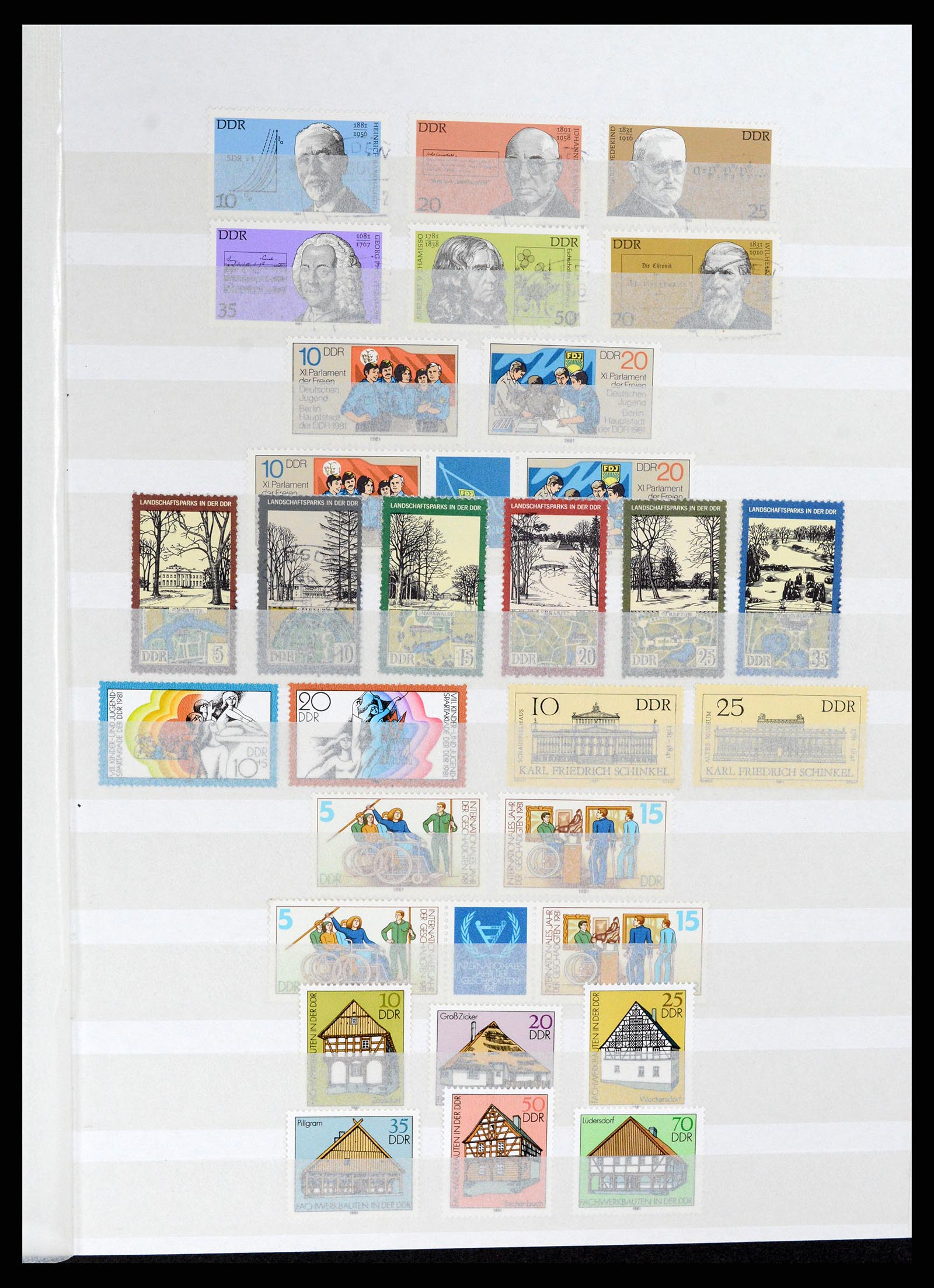 37501 085 - Stamp collection 37501 GDR 1949-1990.