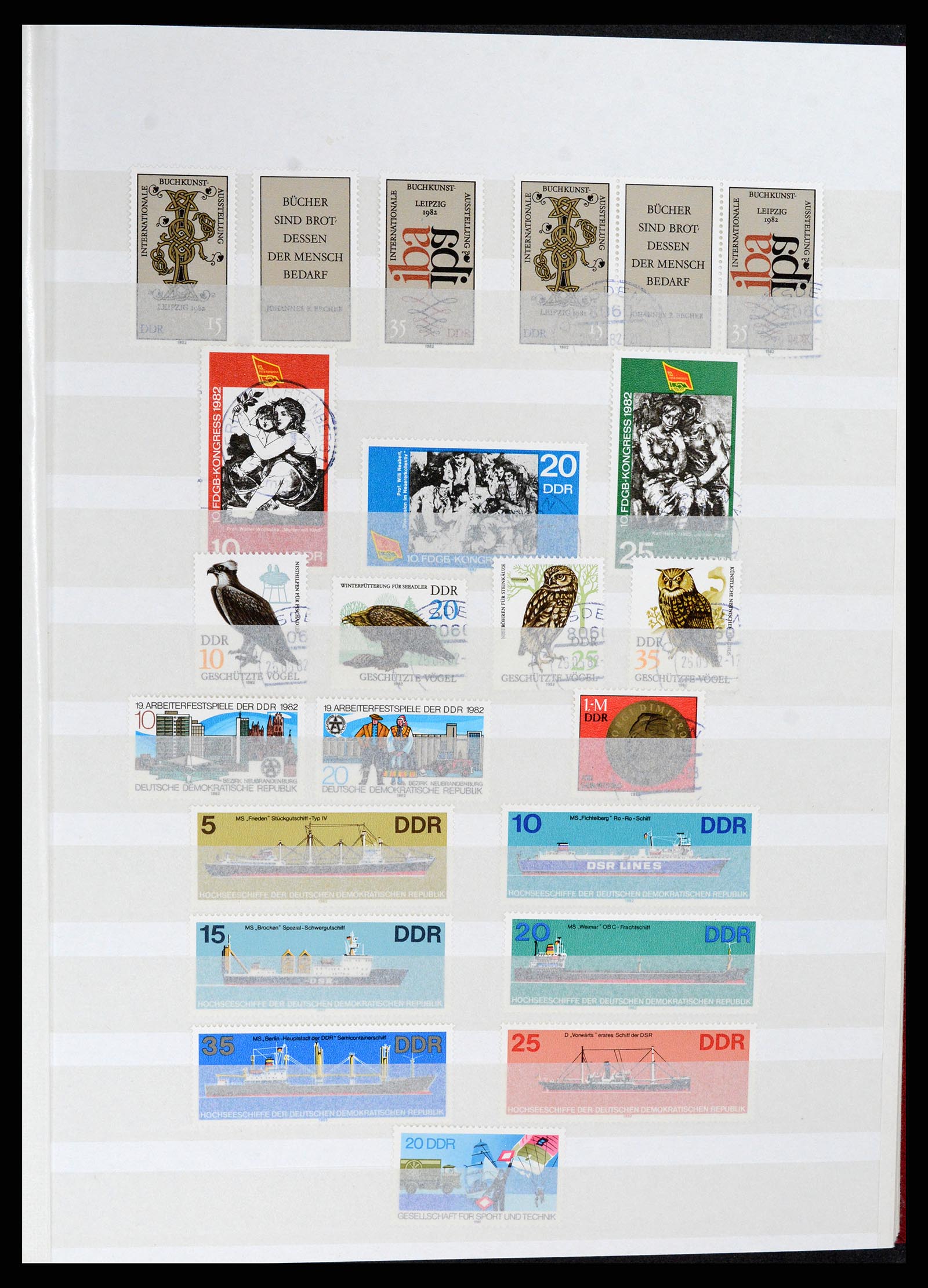 37501 088 - Stamp collection 37501 GDR 1949-1990.
