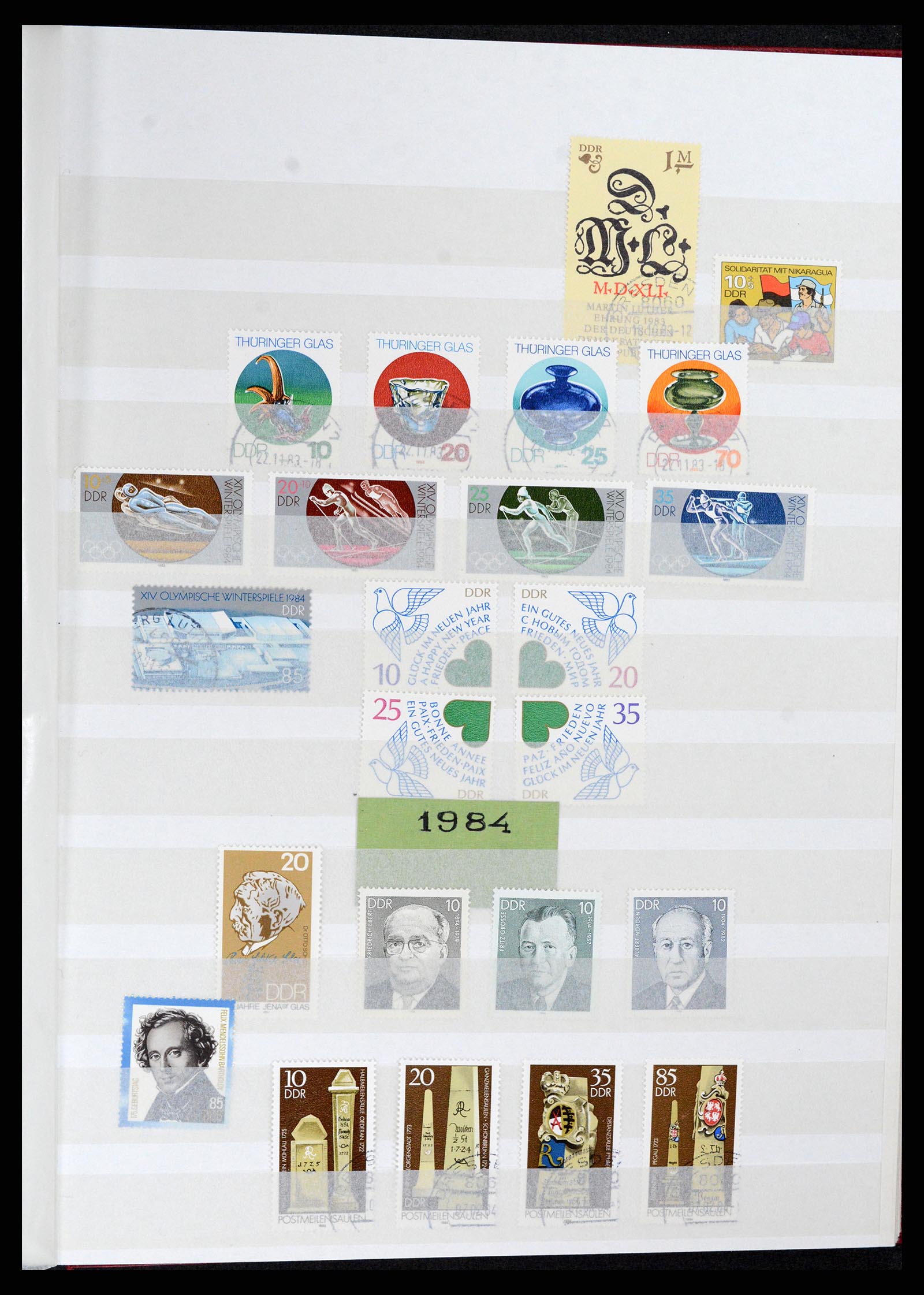 37501 095 - Postzegelverzameling 37501 DDR 1949-1990.