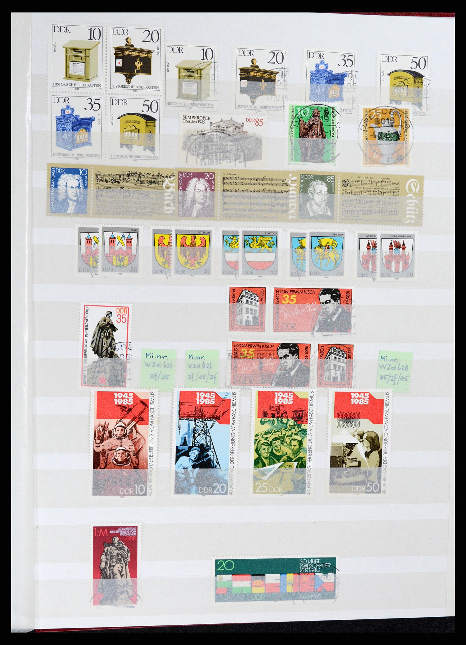 37501 098 - Stamp collection 37501 GDR 1949-1990.