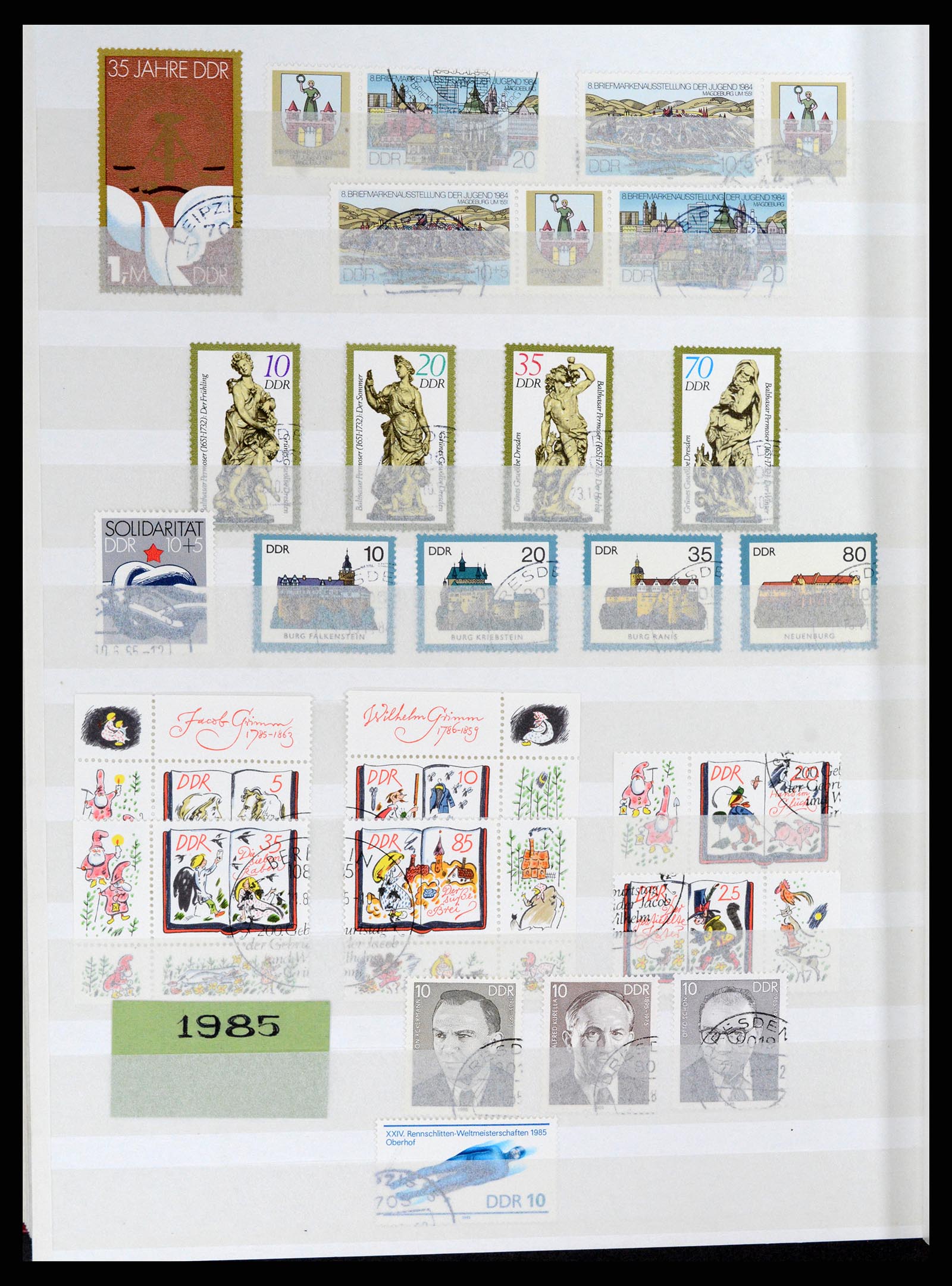 37501 099 - Stamp collection 37501 GDR 1949-1990.