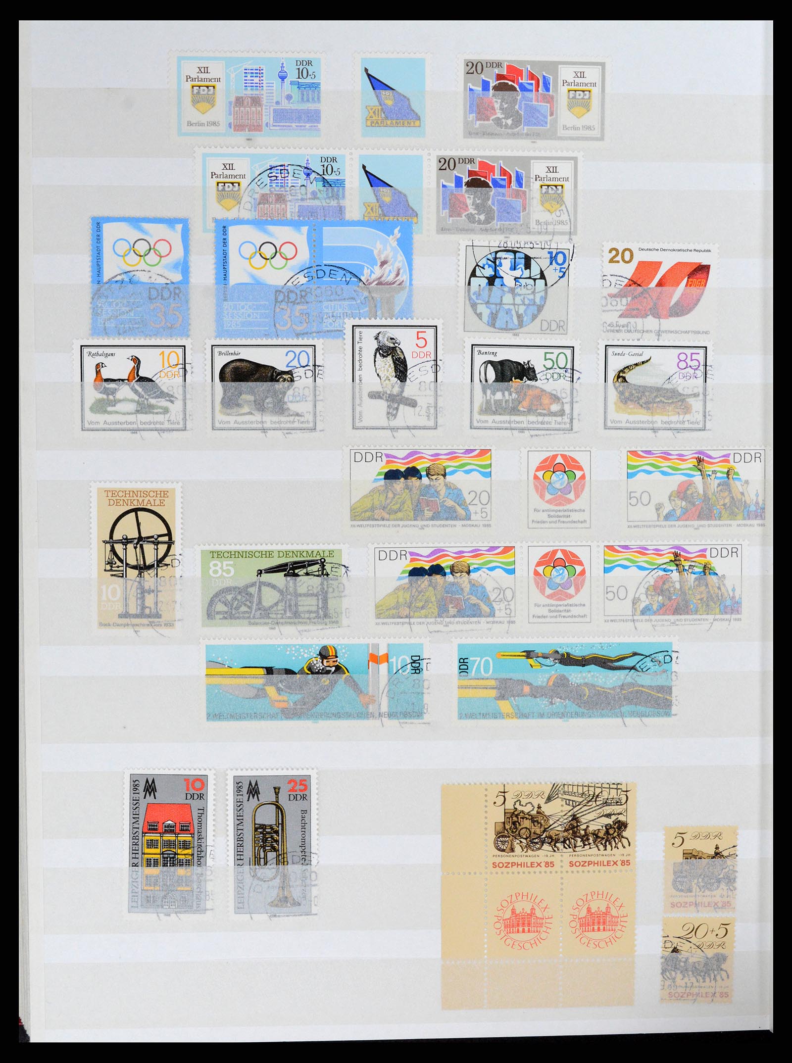 37501 100 - Postzegelverzameling 37501 DDR 1949-1990.