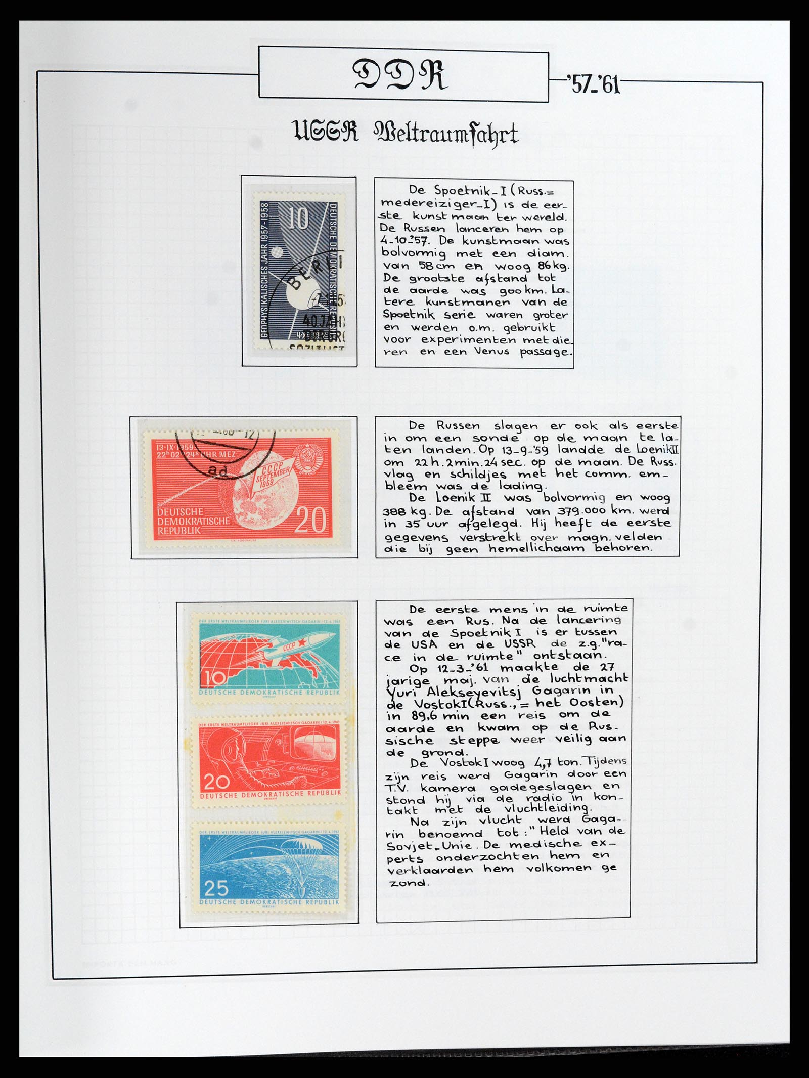 37501 201 - Postzegelverzameling 37501 DDR 1949-1990.