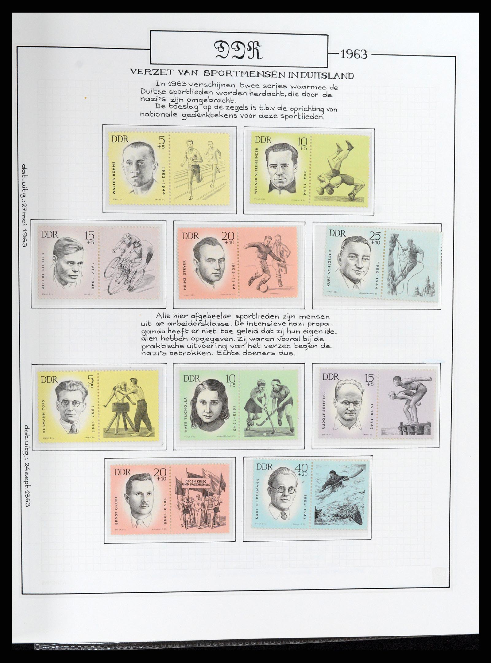 37501 210 - Postzegelverzameling 37501 DDR 1949-1990.