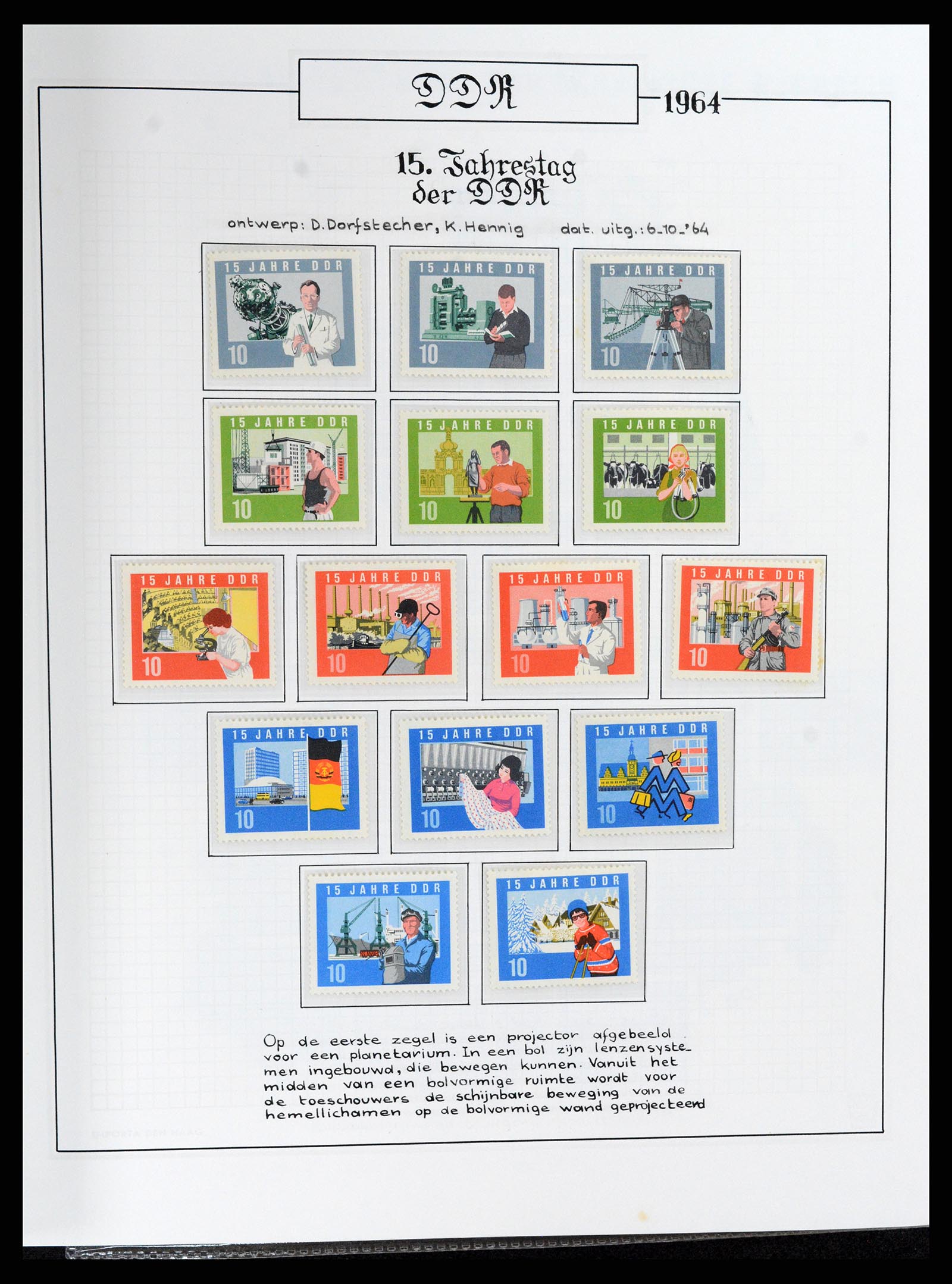 37501 211 - Postzegelverzameling 37501 DDR 1949-1990.