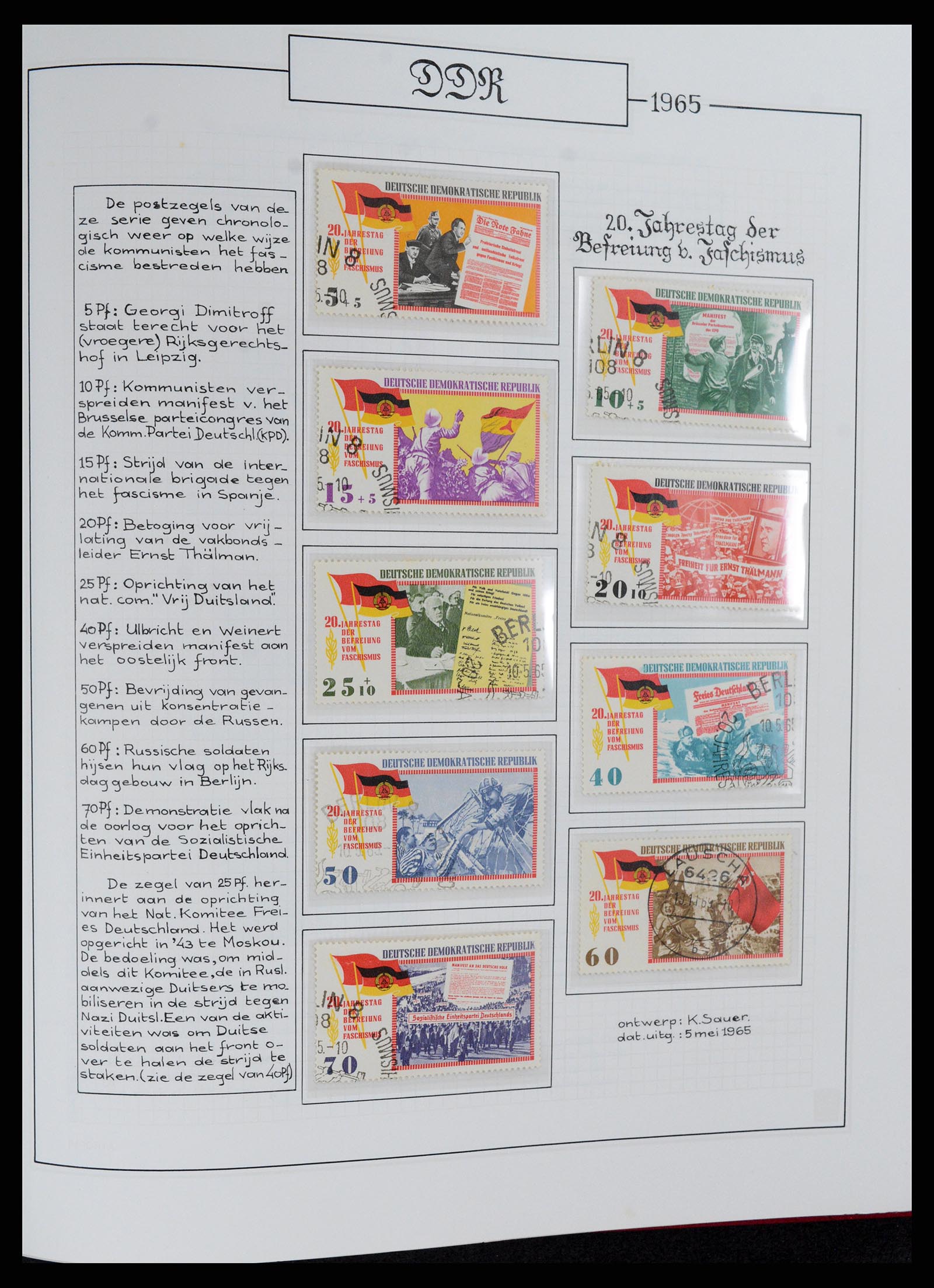 37501 213 - Postzegelverzameling 37501 DDR 1949-1990.