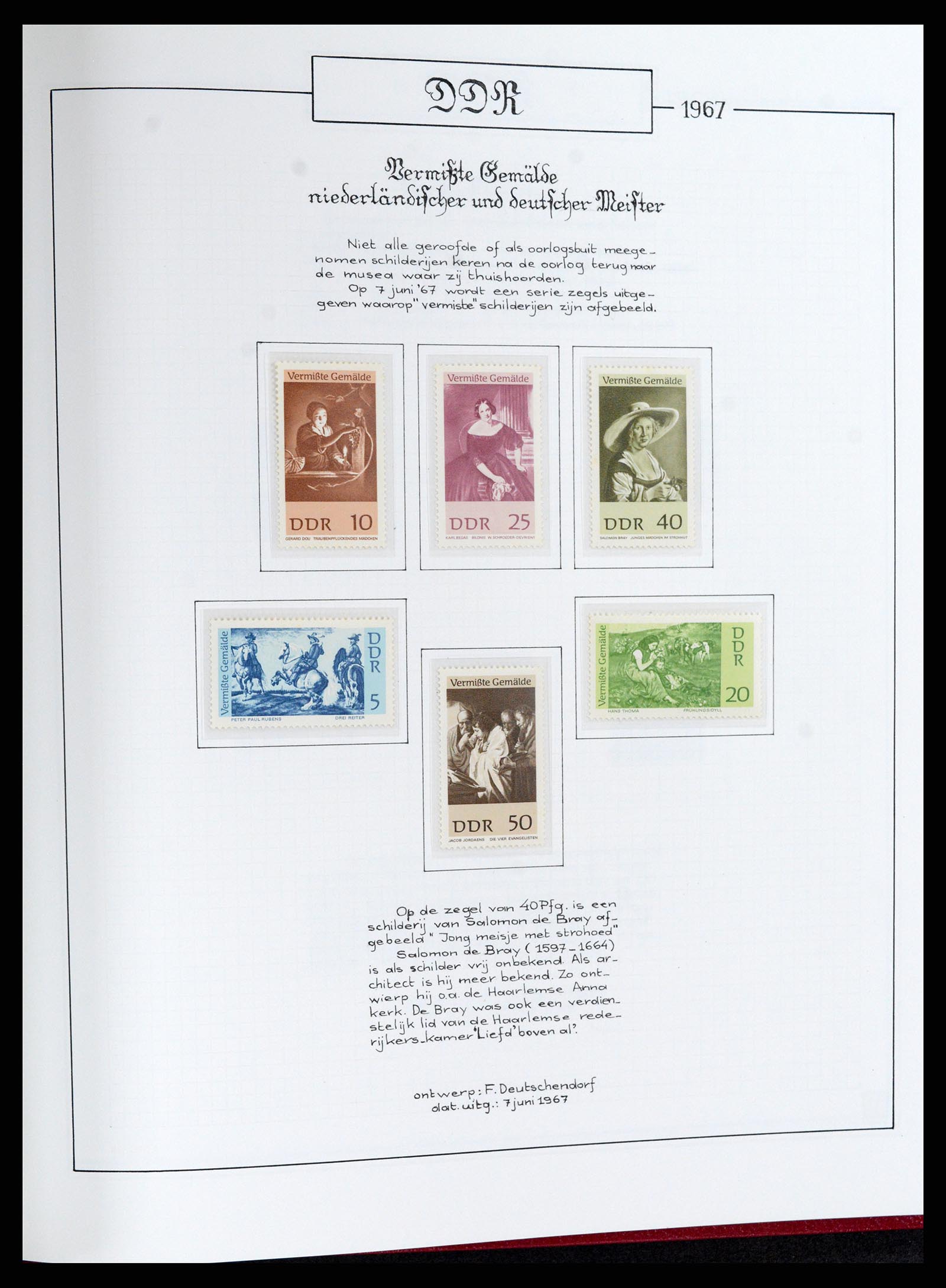 37501 219 - Postzegelverzameling 37501 DDR 1949-1990.