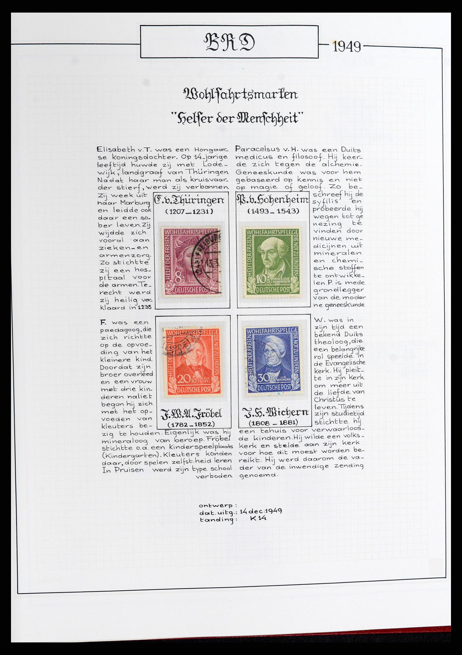 37502 001 - Stamp collection 37502 Bundespost 1949-2000.