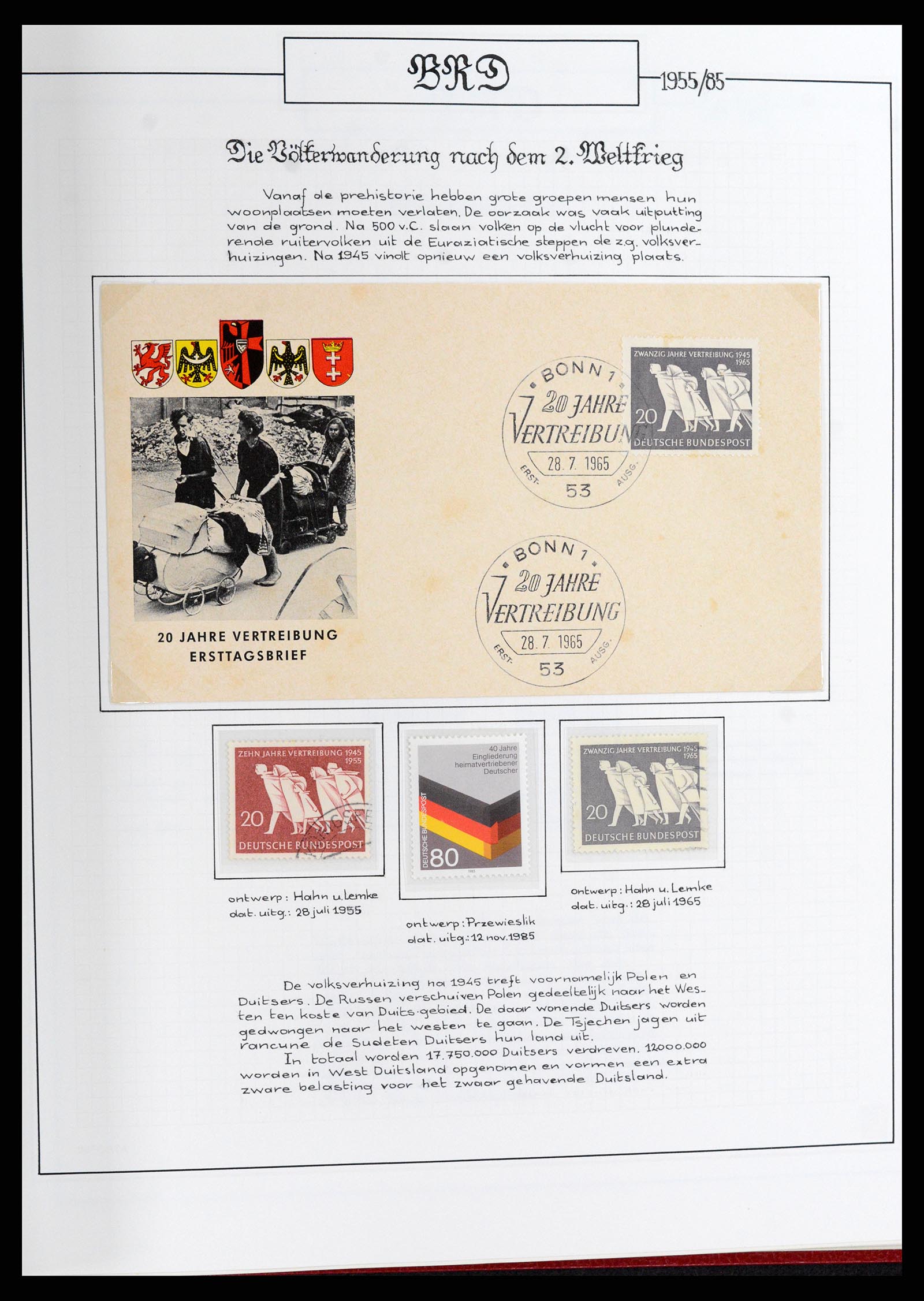 37502 005 - Postzegelverzameling 37502 Bundespost 1949-2000.