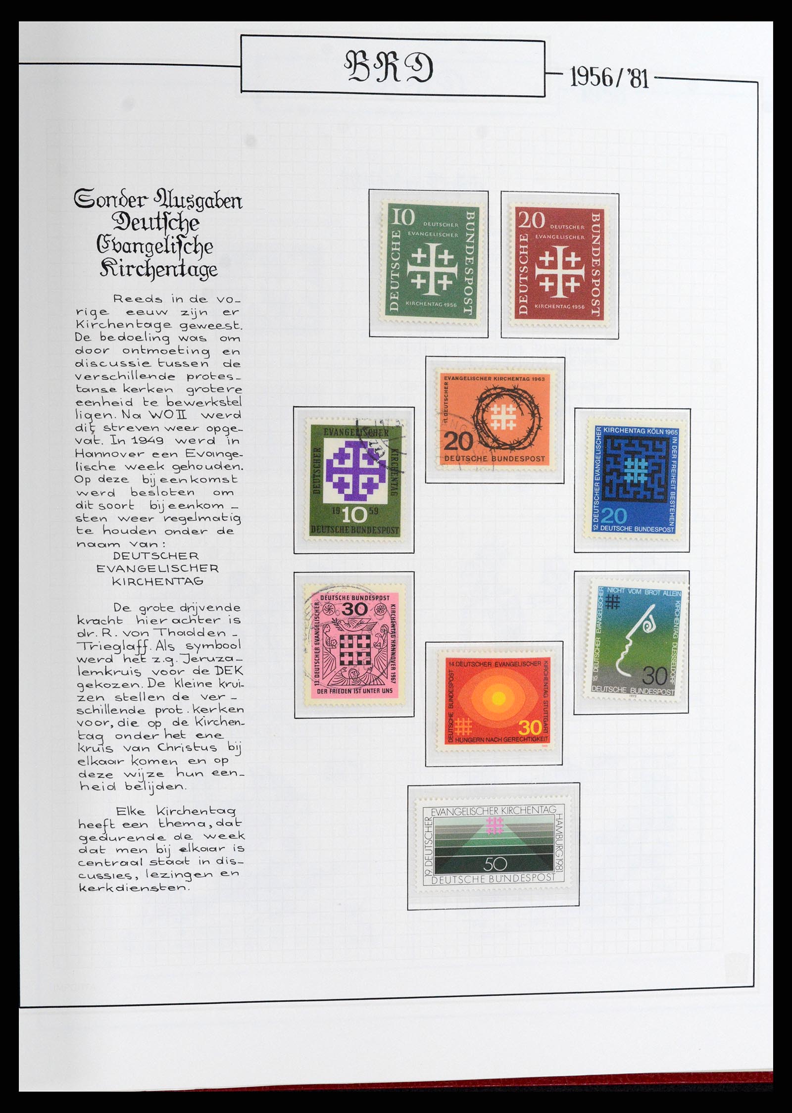 37502 008 - Postzegelverzameling 37502 Bundespost 1949-2000.