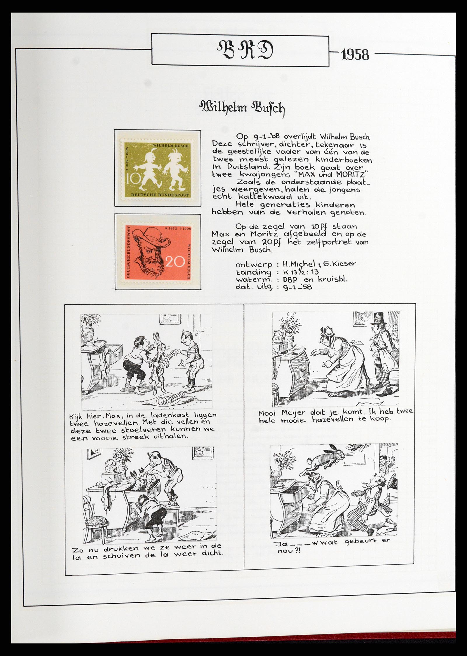 37502 009 - Postzegelverzameling 37502 Bundespost 1949-2000.