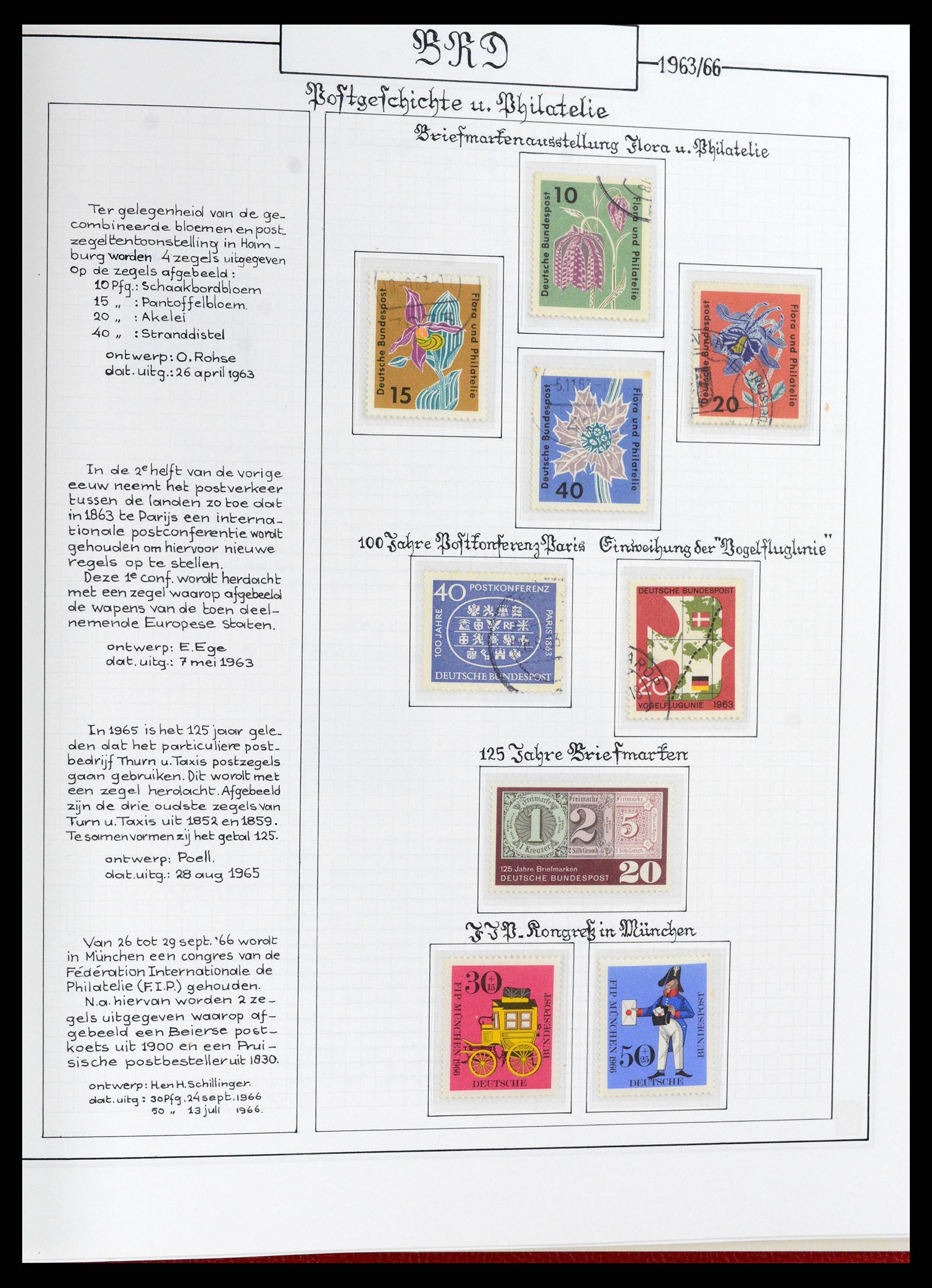 37502 020 - Postzegelverzameling 37502 Bundespost 1949-2000.