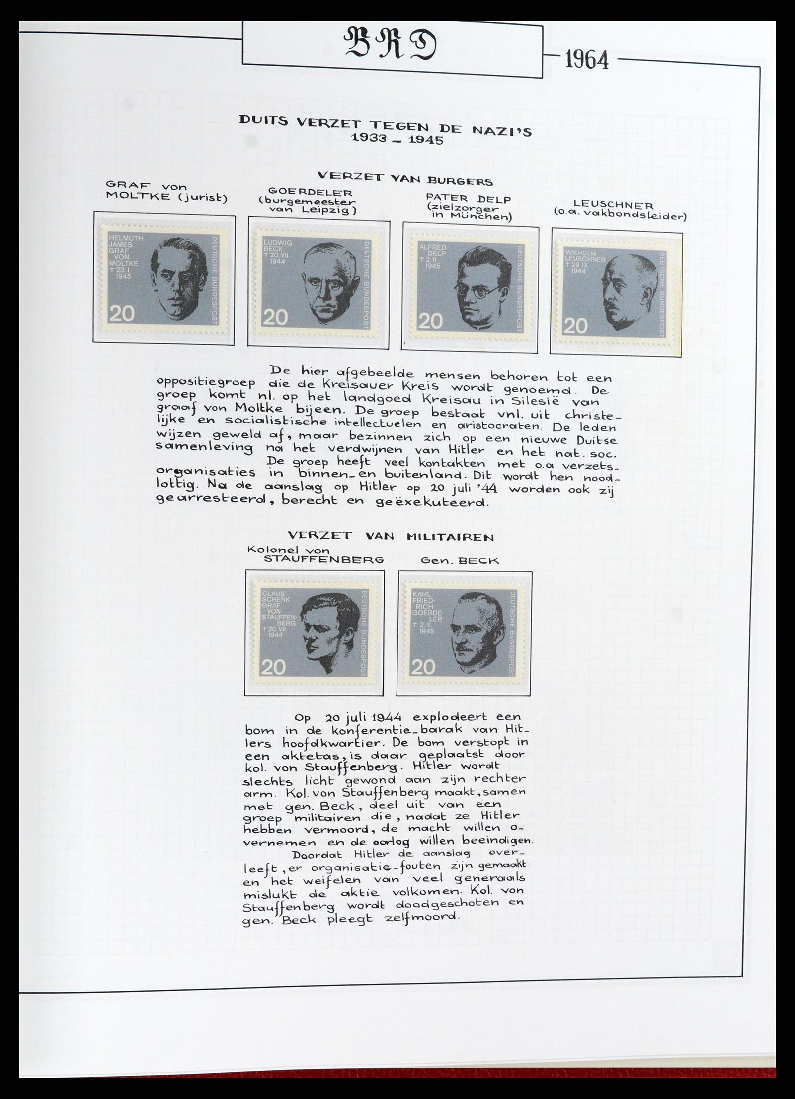 37502 021 - Postzegelverzameling 37502 Bundespost 1949-2000.