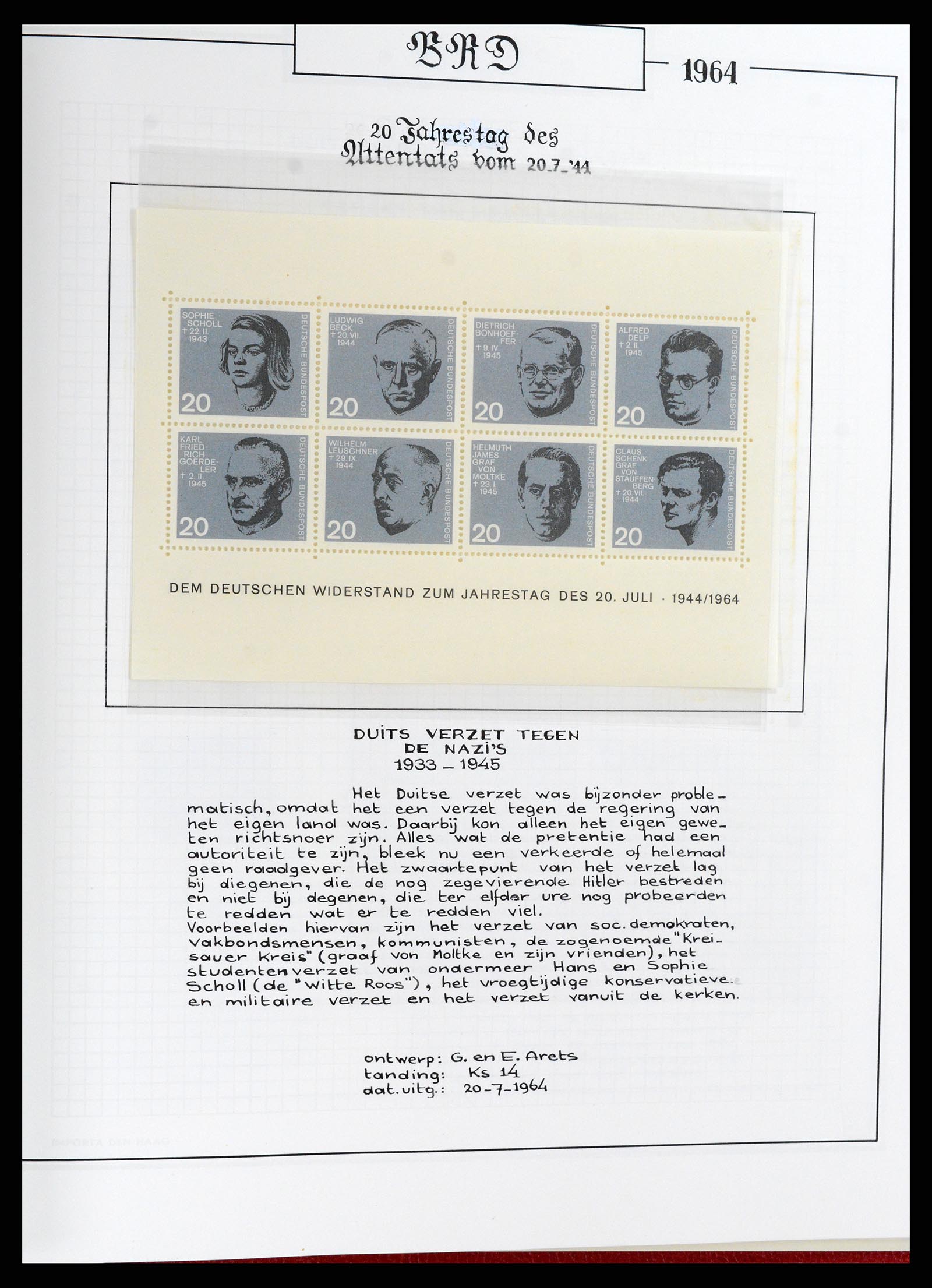 37502 022 - Postzegelverzameling 37502 Bundespost 1949-2000.