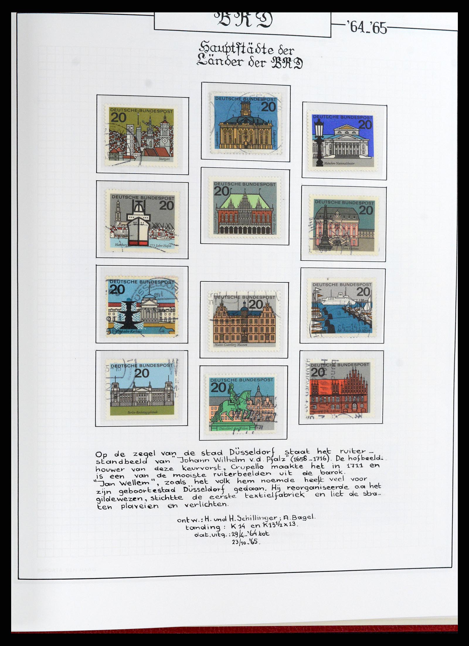37502 024 - Postzegelverzameling 37502 Bundespost 1949-2000.