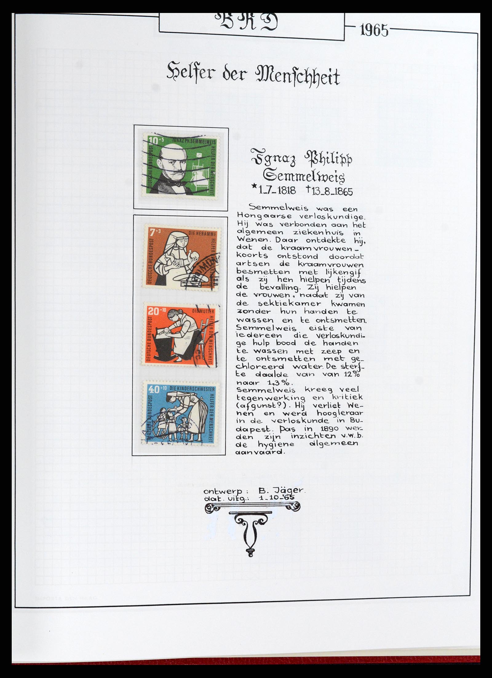 37502 027 - Postzegelverzameling 37502 Bundespost 1949-2000.