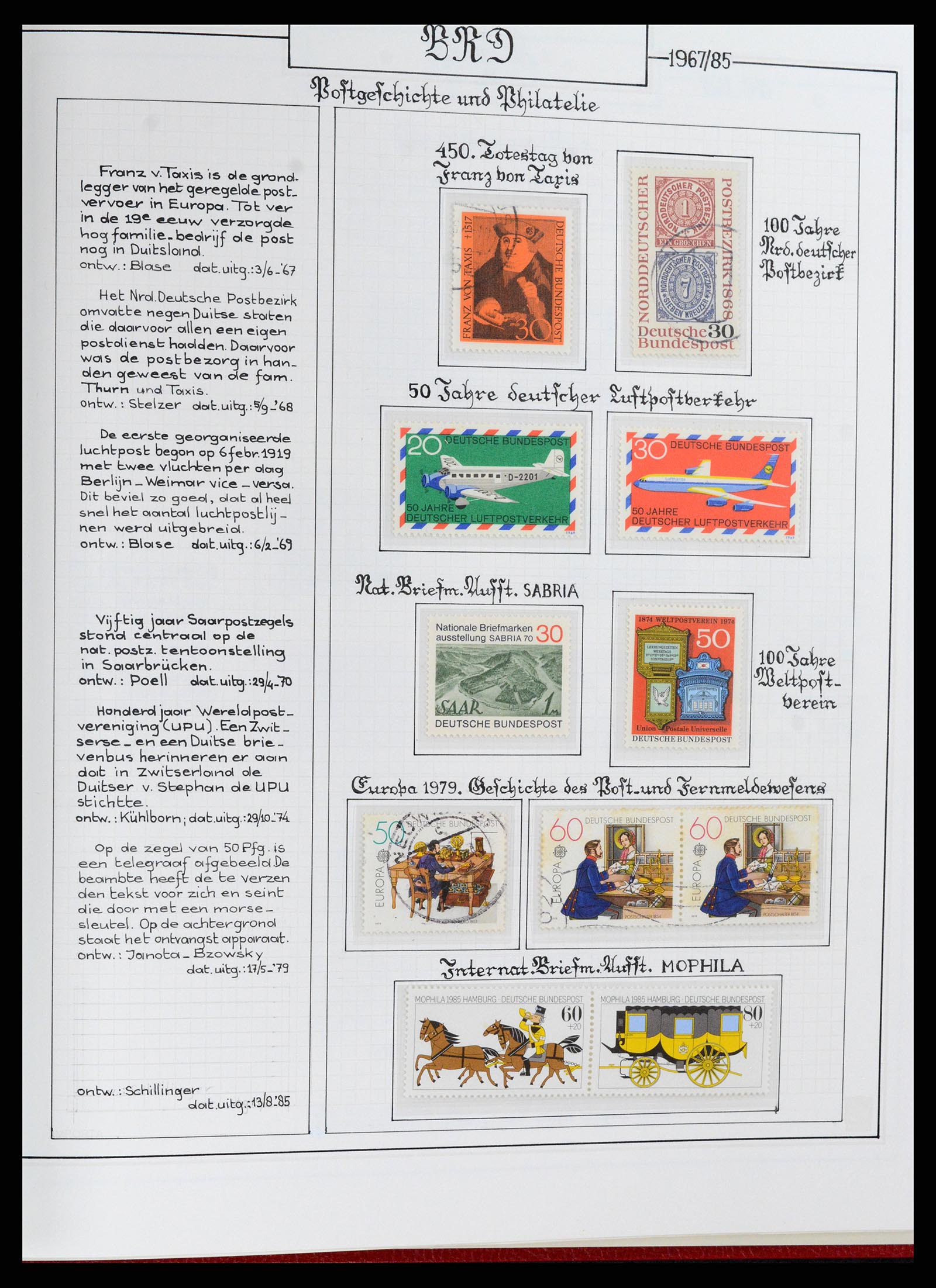 37502 029 - Postzegelverzameling 37502 Bundespost 1949-2000.