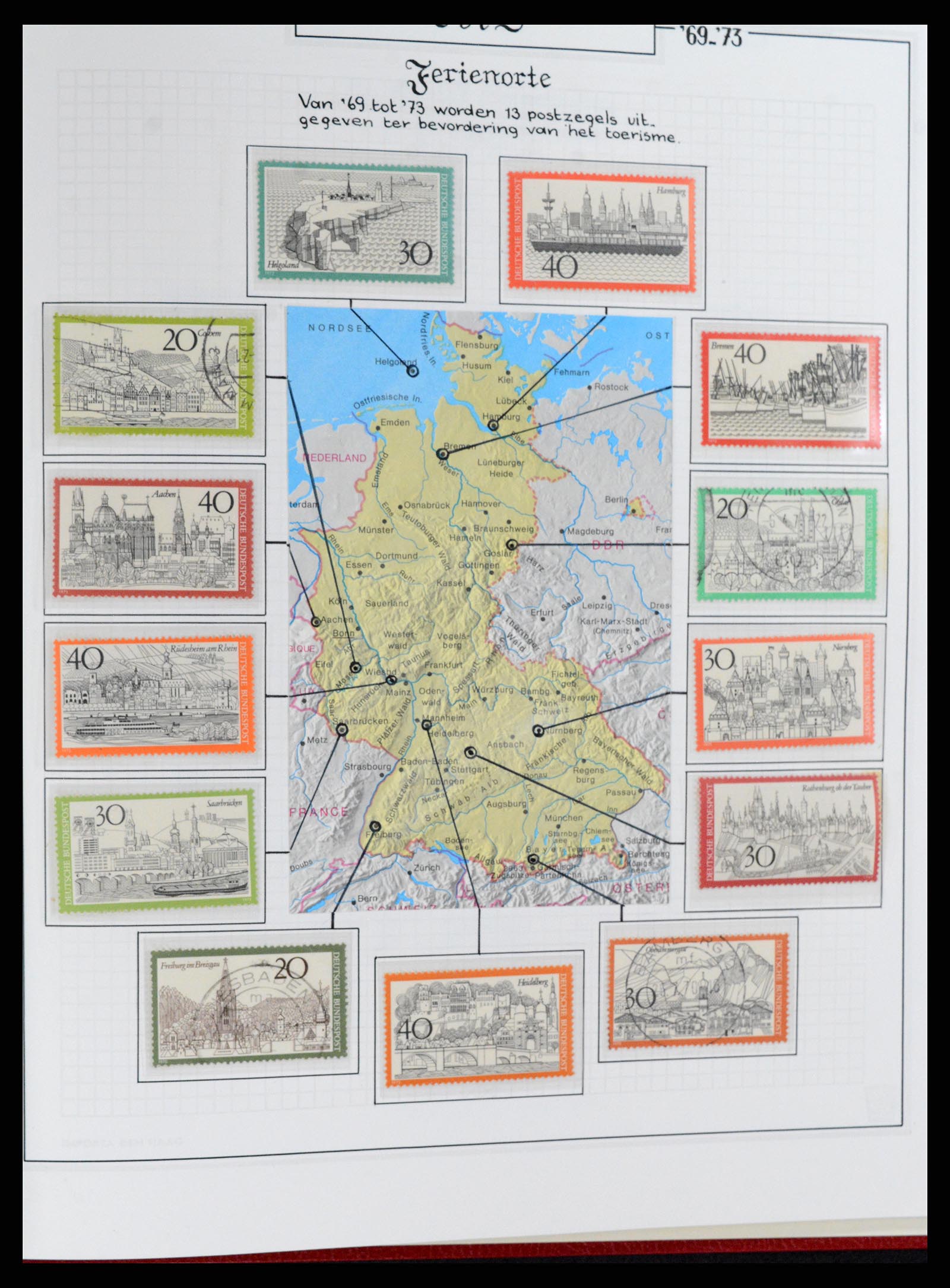 37502 031 - Postzegelverzameling 37502 Bundespost 1949-2000.