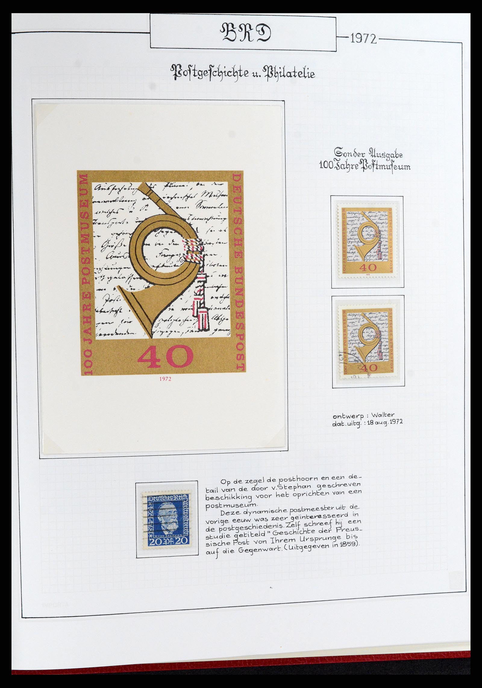 37502 036 - Postzegelverzameling 37502 Bundespost 1949-2000.