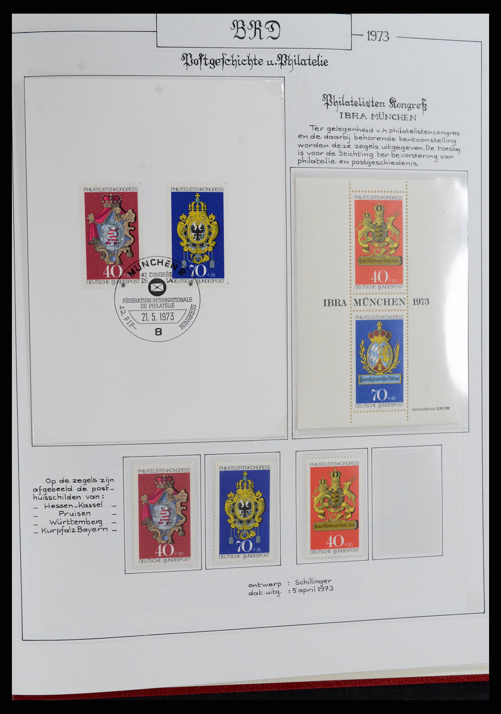 37502 037 - Postzegelverzameling 37502 Bundespost 1949-2000.