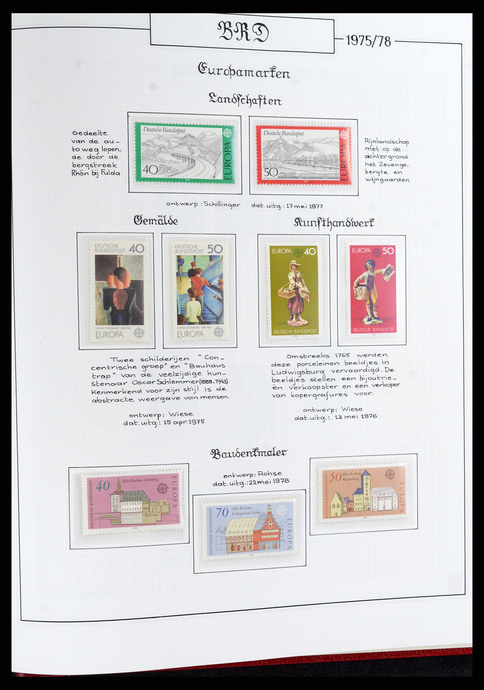 37502 040 - Postzegelverzameling 37502 Bundespost 1949-2000.